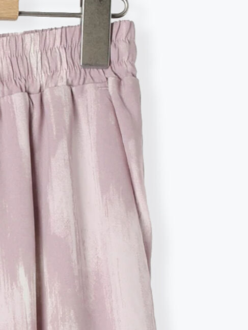 Samansa Mos2 blue「【接触冷感】水彩柄イージーパンツ」|その他|