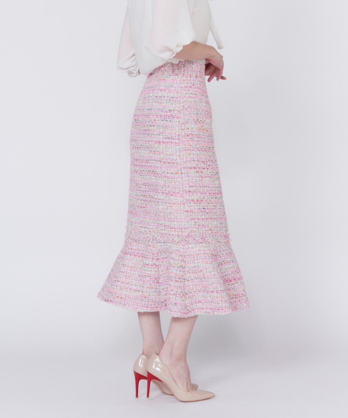 Maglie le cassetto「《M Maglie le cassetto》ツイードマーメイドスカート」|タイト|