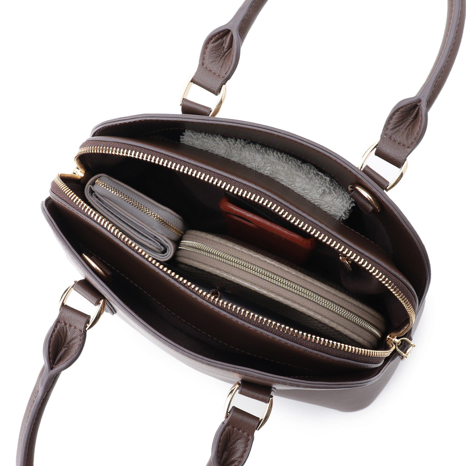 UNTITLED「【追加8/名品】2WAYポケットボストンバッグ」|ハンドバッグ|