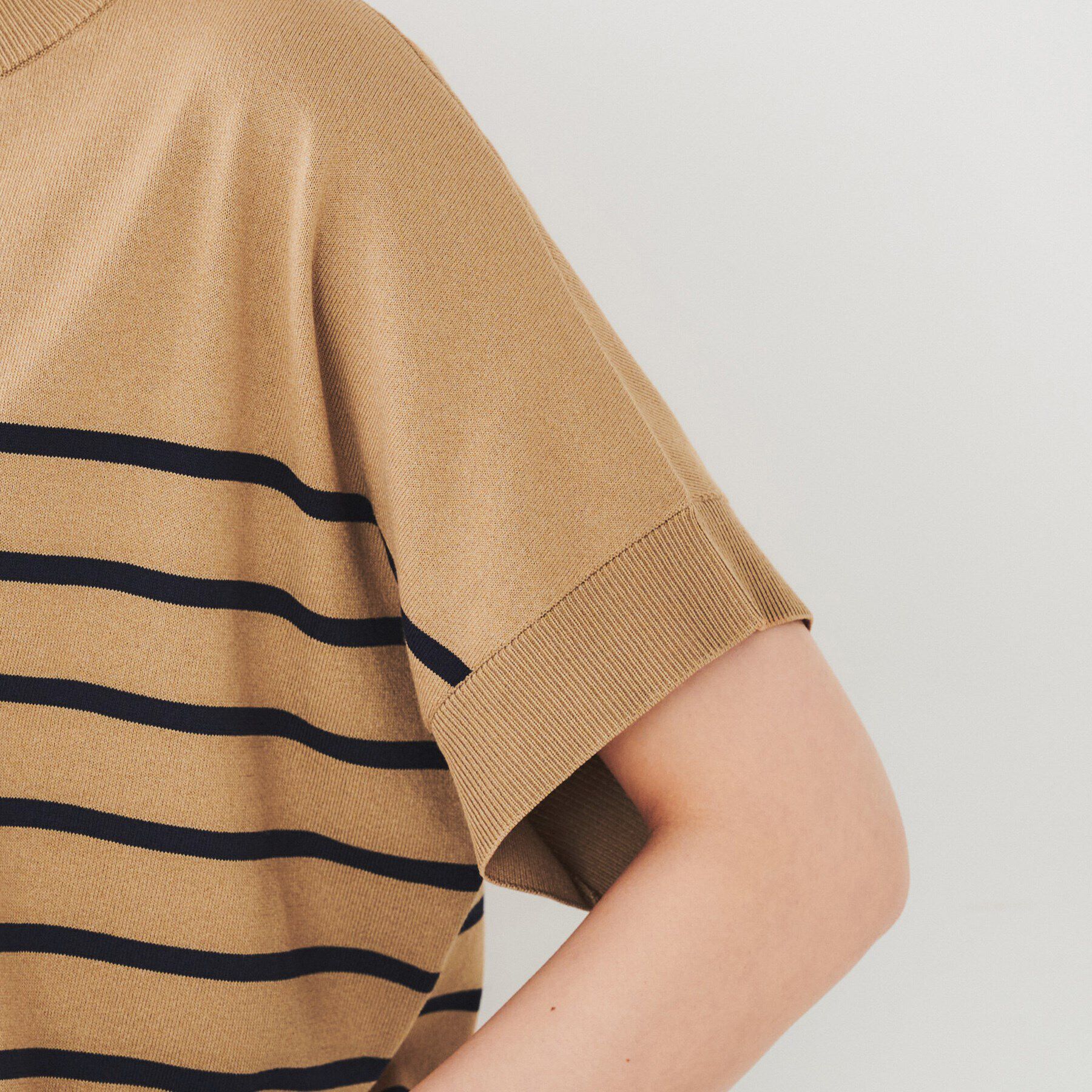 UNTITLED「【2WAY/薄手/清涼感】コットンエステル サマーニット」|ニット・セーター|