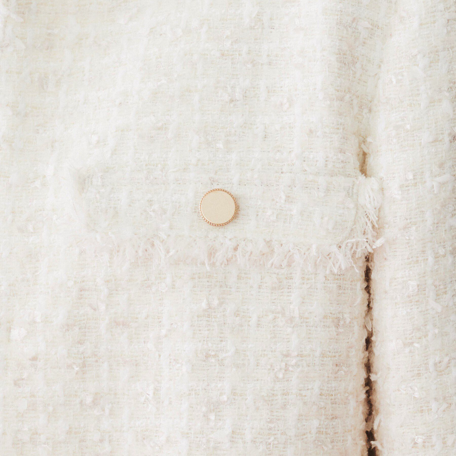 UNTITLED「【きれいめカジュアル/通勤/入卒】ファンシーツイード ジャケット」|ノーカラージャケット|