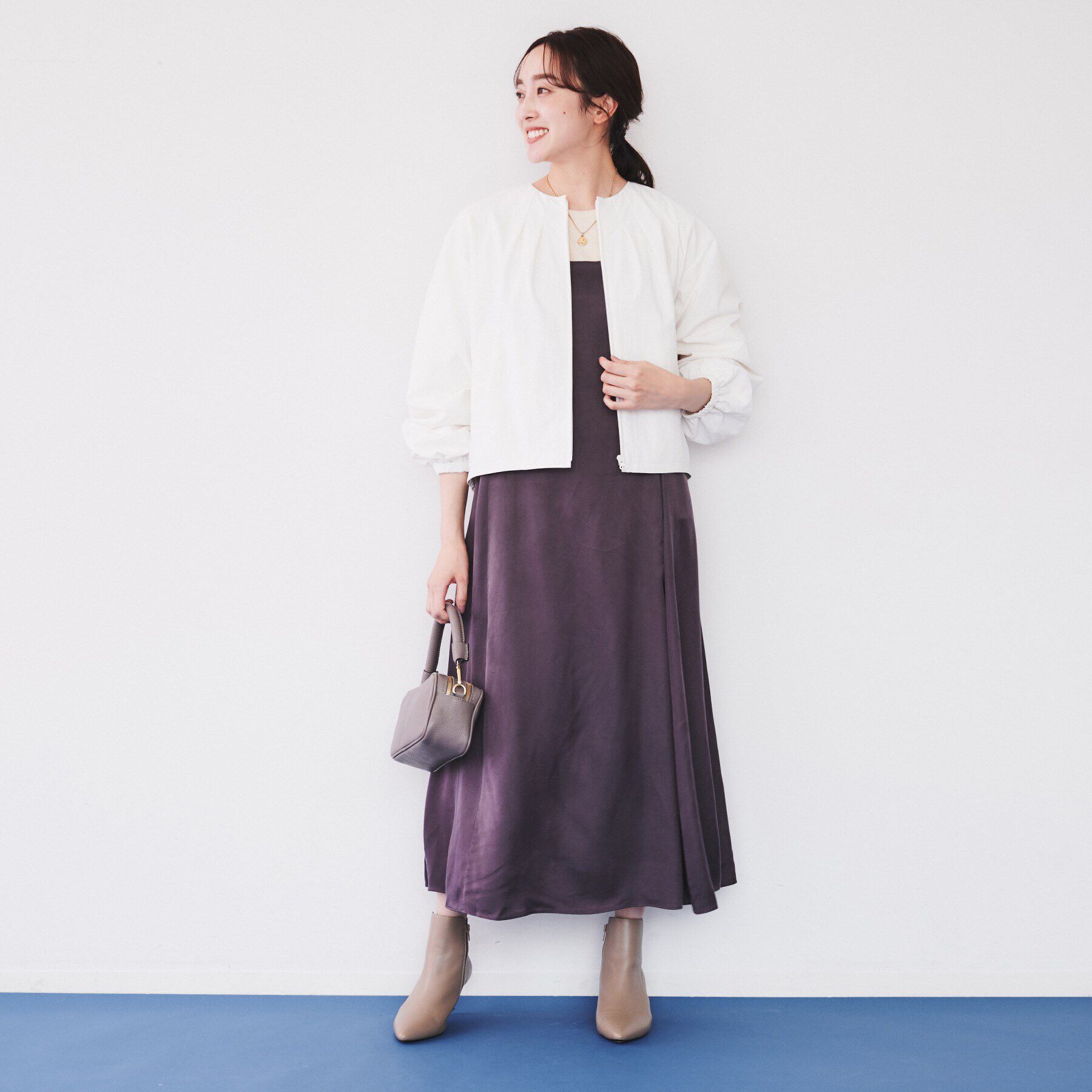 UNTITLED「【スポーティー/ショート丈羽織】ドロストブルゾン」|ブルゾン・スタジャン|