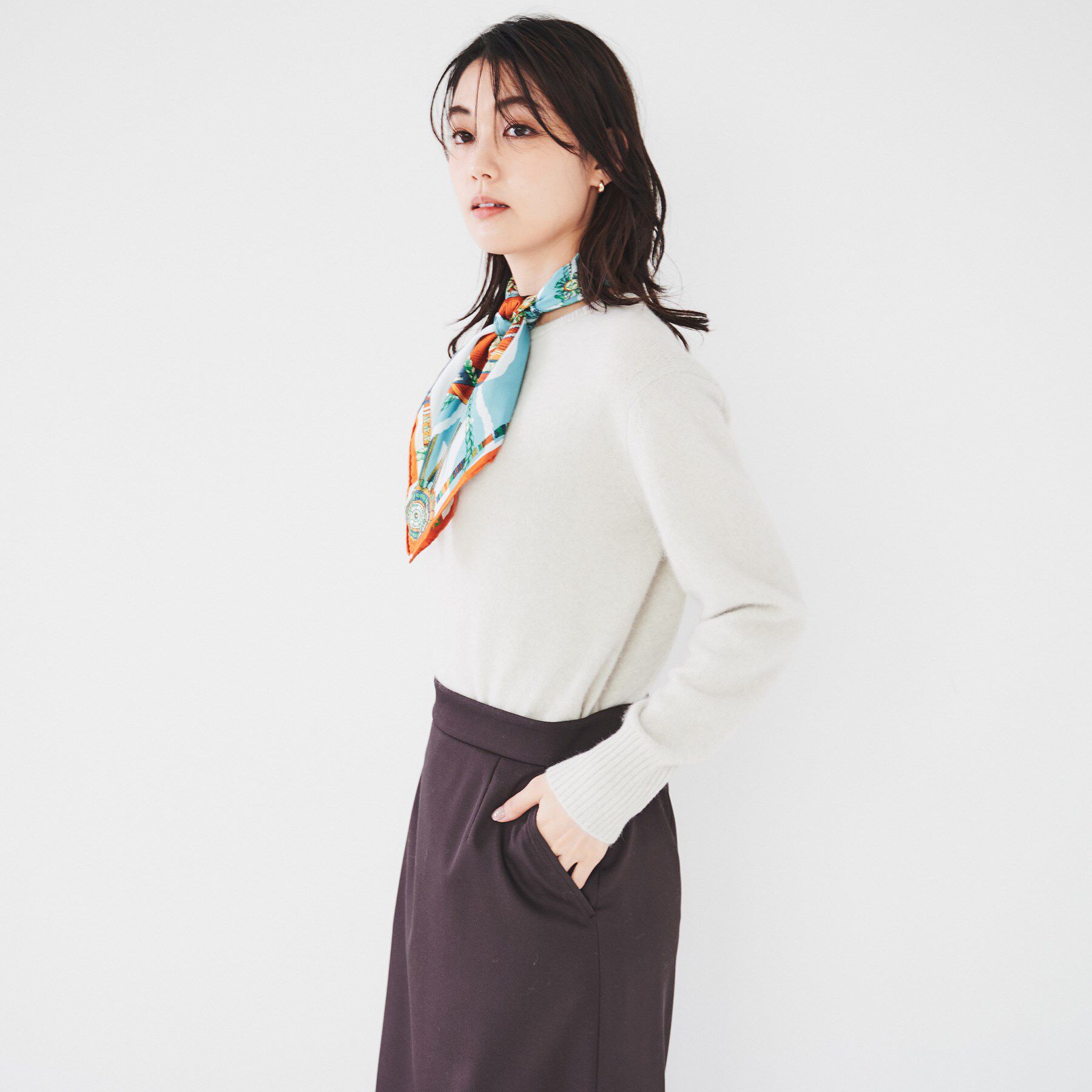 UNTITLED「ウールフォックス クルーネックプルオーバーニット」|ニット・セーター|