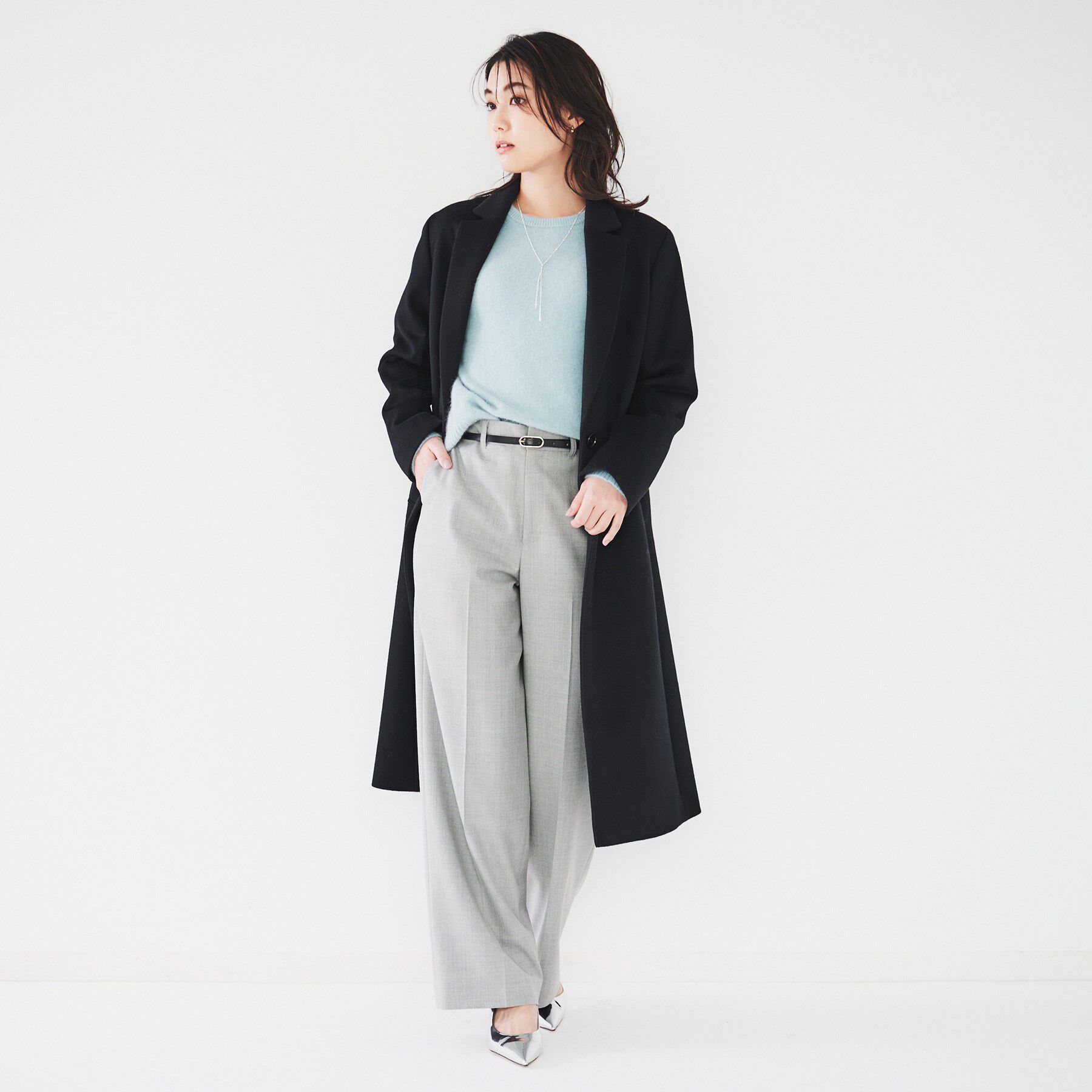 UNTITLED「ウールフォックス クルーネックプルオーバーニット」|ニット・セーター|