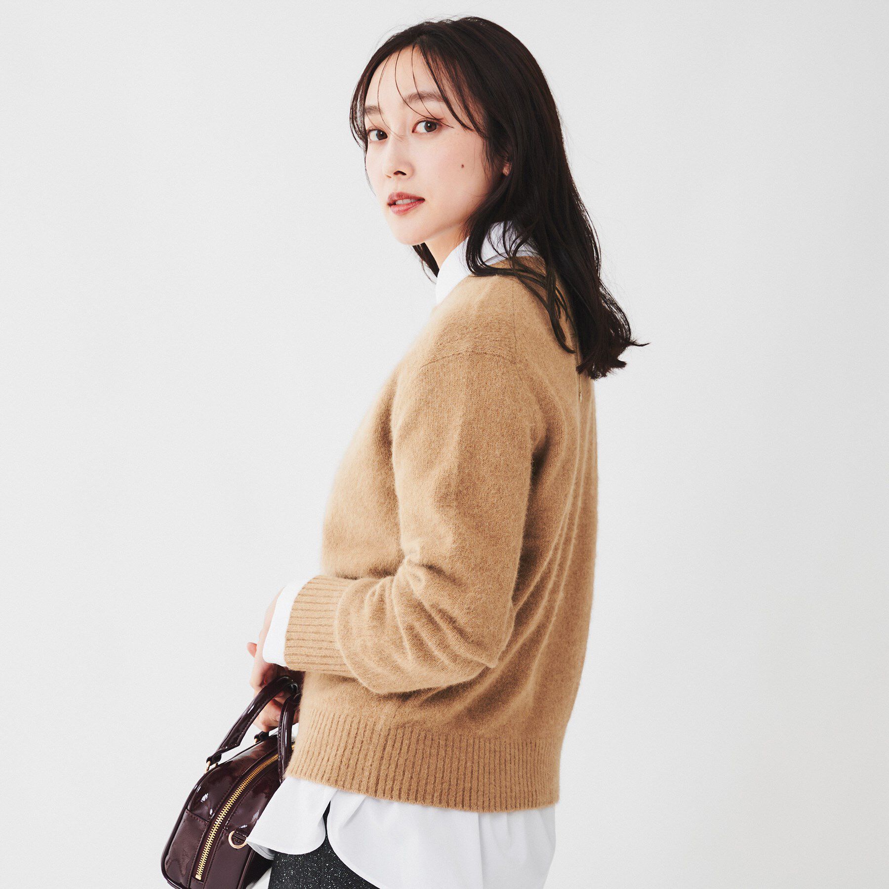 UNTITLED「ウールフォックス クルーネックプルオーバーニット」|ニット・セーター|