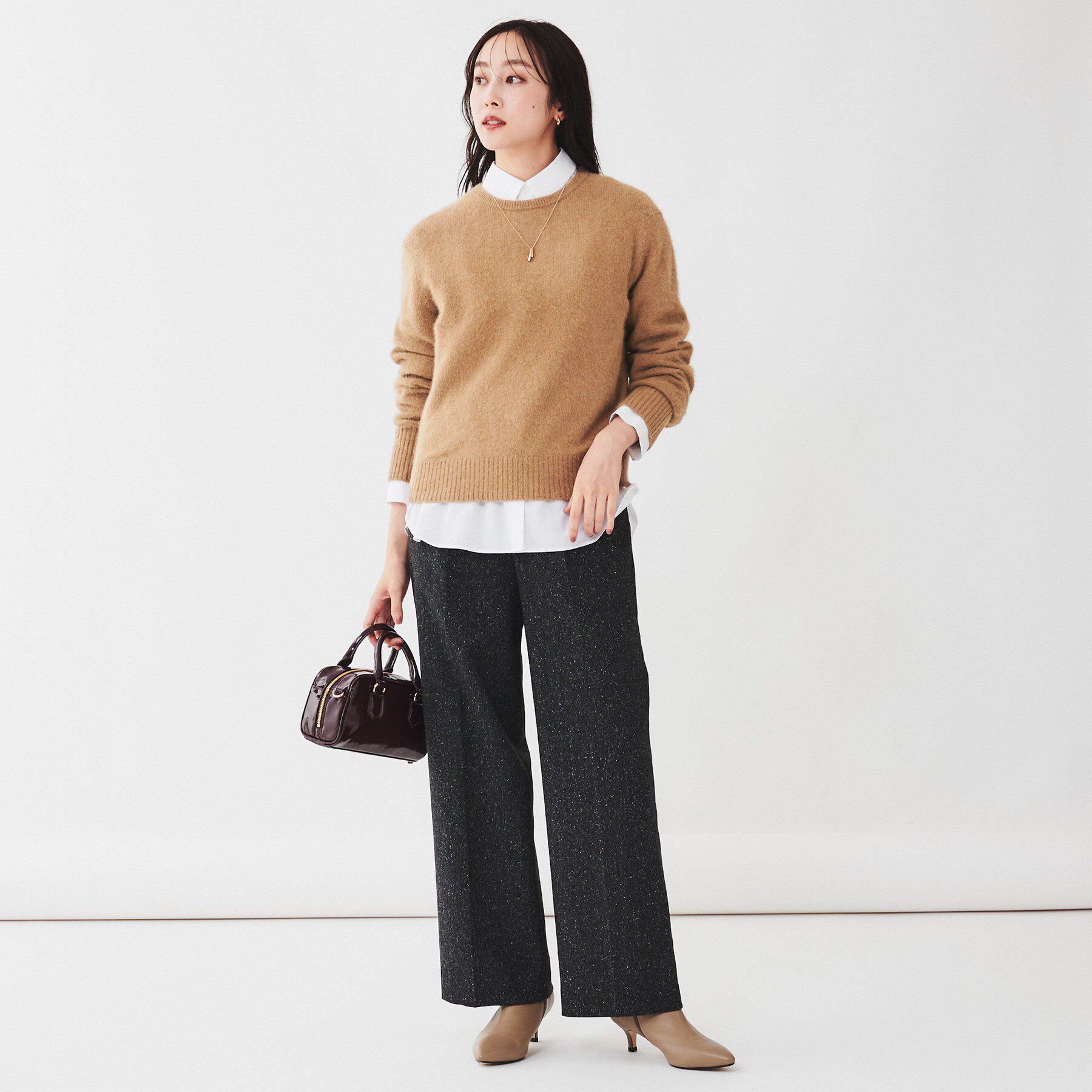 UNTITLED「ウールフォックス クルーネックプルオーバーニット」|ニット・セーター|