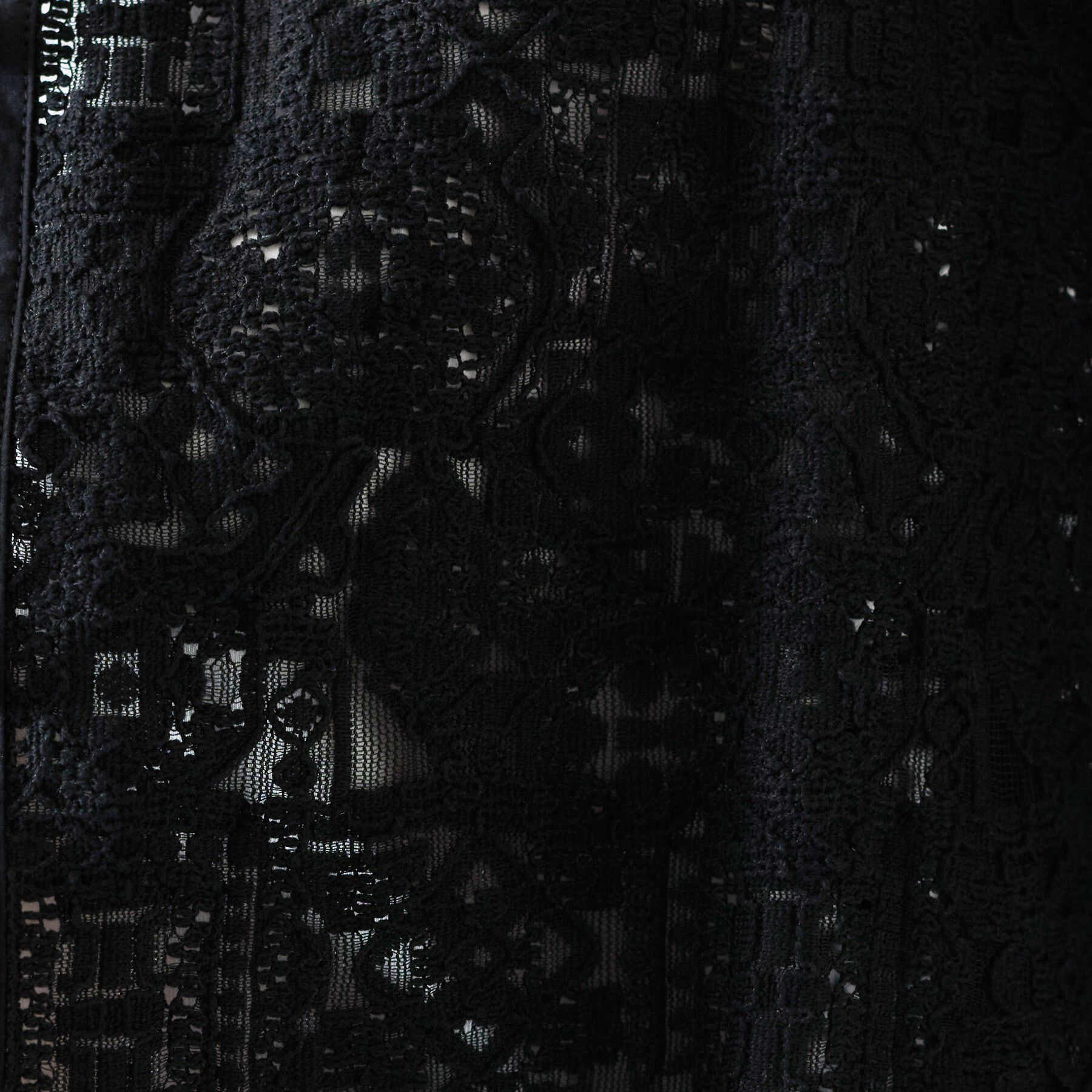 UNTITLED「【セットアップ可能/トレンド】クロシェ風レースシャツ」|シャツ・ブラウス|