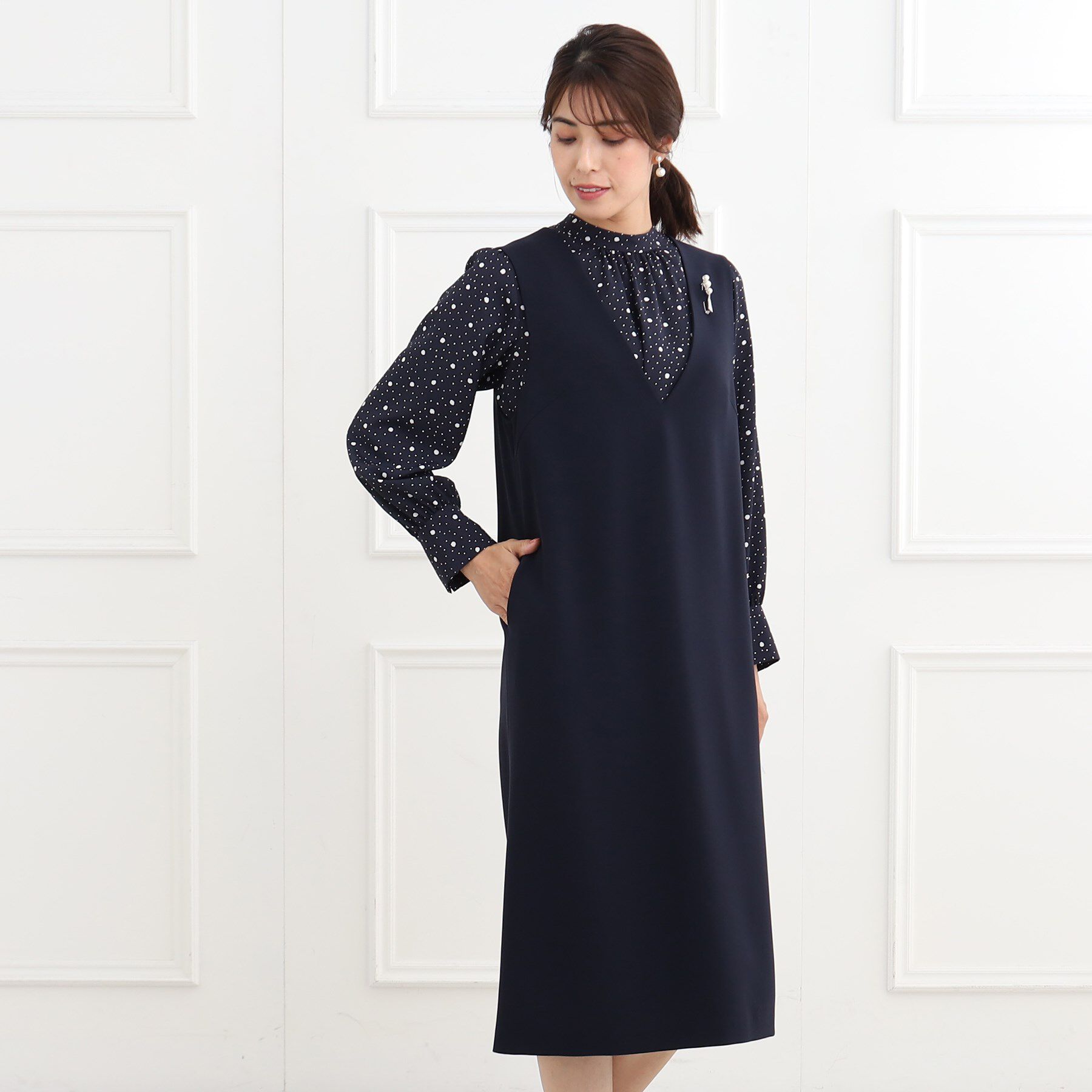 Reflect「【フォーマル/洗える/セットアップ可】ジャンパースカート」|ワンピース|