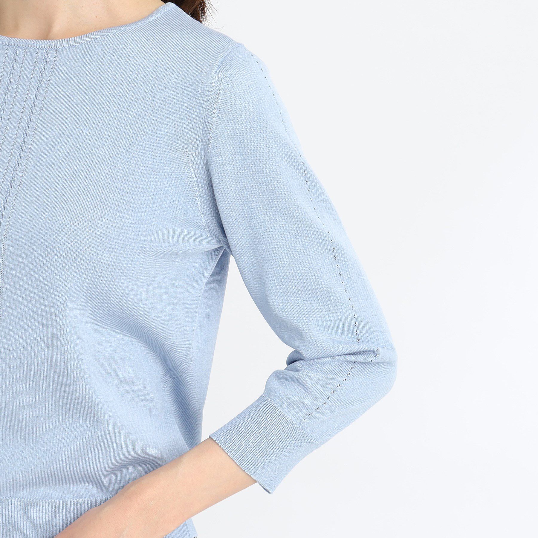 Reflect「【夏SALE／WEB限定カラーあり／アンサンブル可】プルオーバーニット」|ニット・セーター|