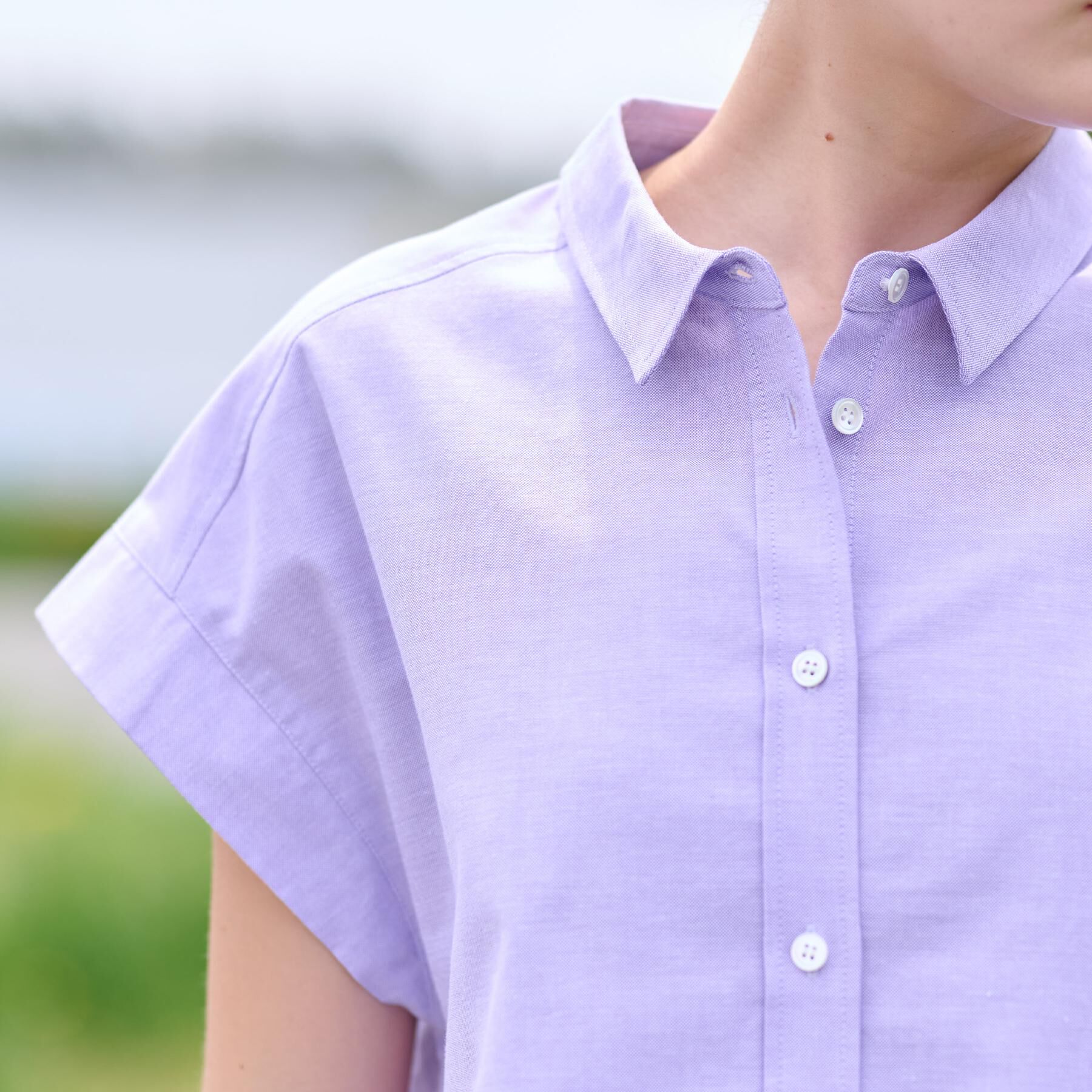 DRESSTERIOR「【日本製/コットン100％】バックフレアオックスシャツ」|シャツ・ブラウス|