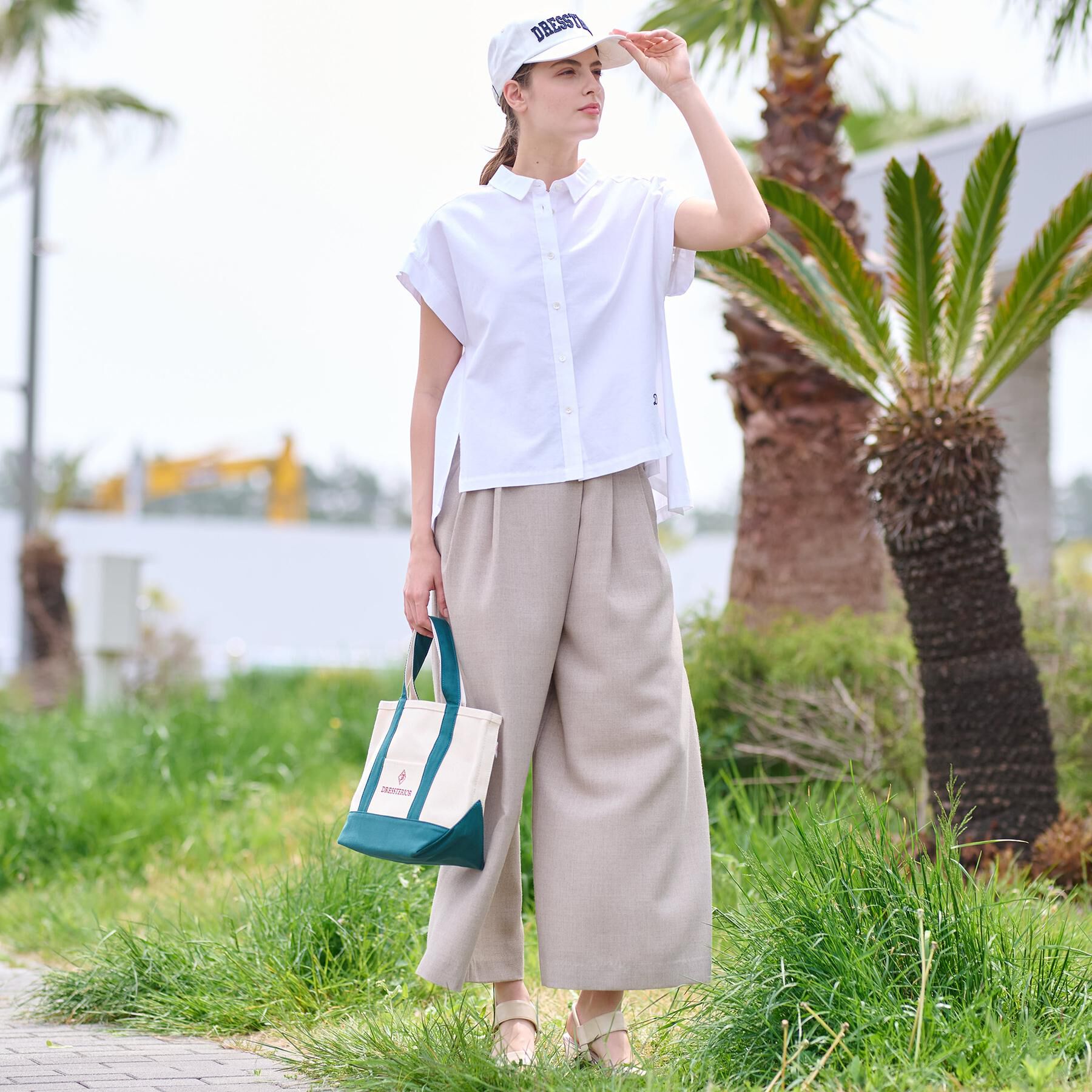 DRESSTERIOR「【日本製/コットン100％】バックフレアオックスシャツ」|シャツ・ブラウス|