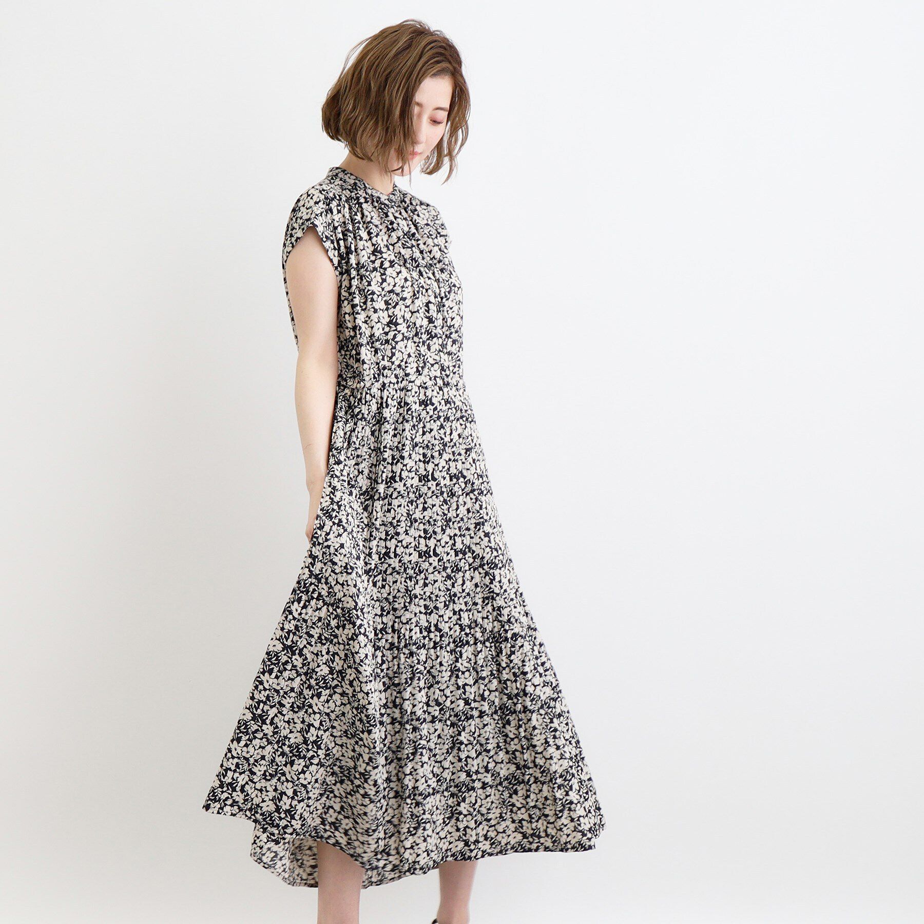 grove「シャーリングプリーツワンピース」|ワンピース|