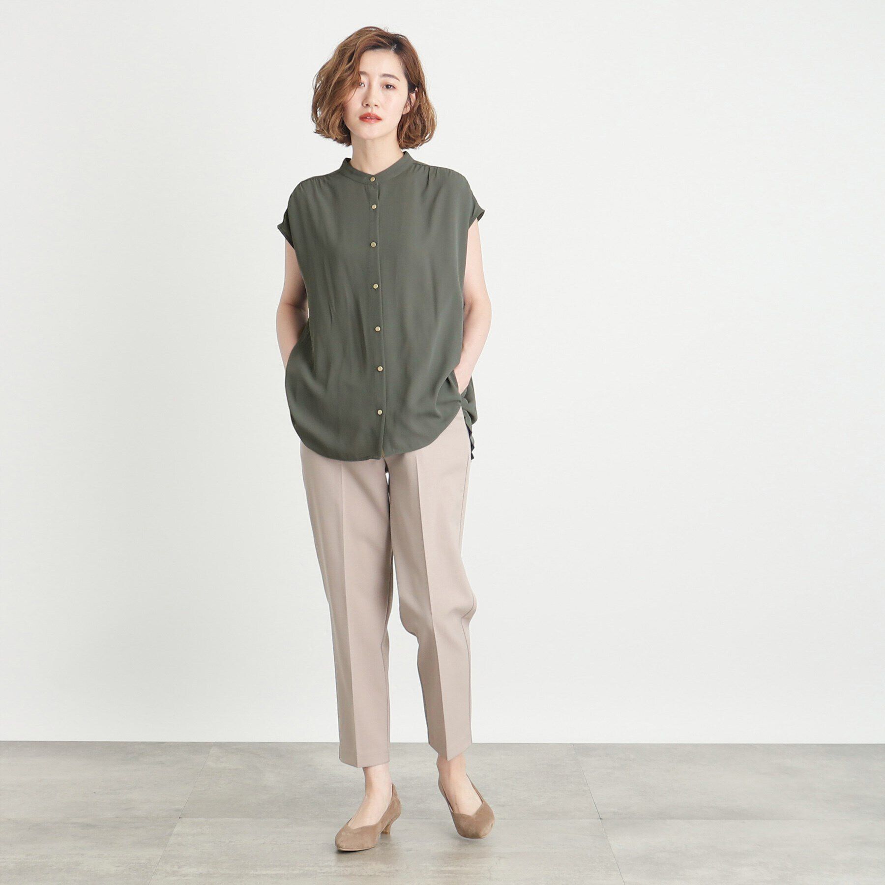 grove「バックプリーツブラウス」|シャツ・ブラウス|