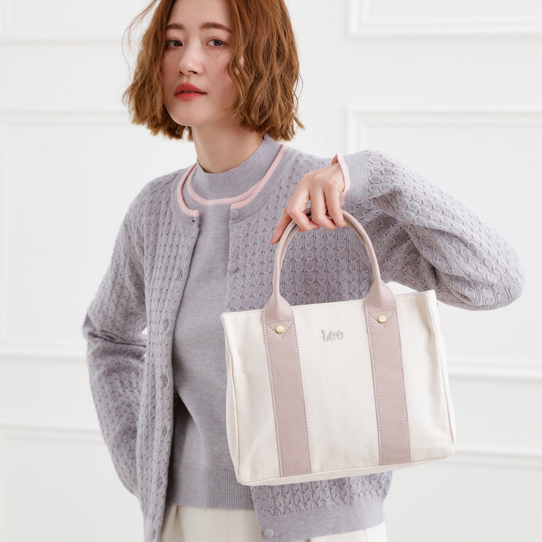 grove「【Lee別注】スクエアキャンバストート」|トートバッグ|