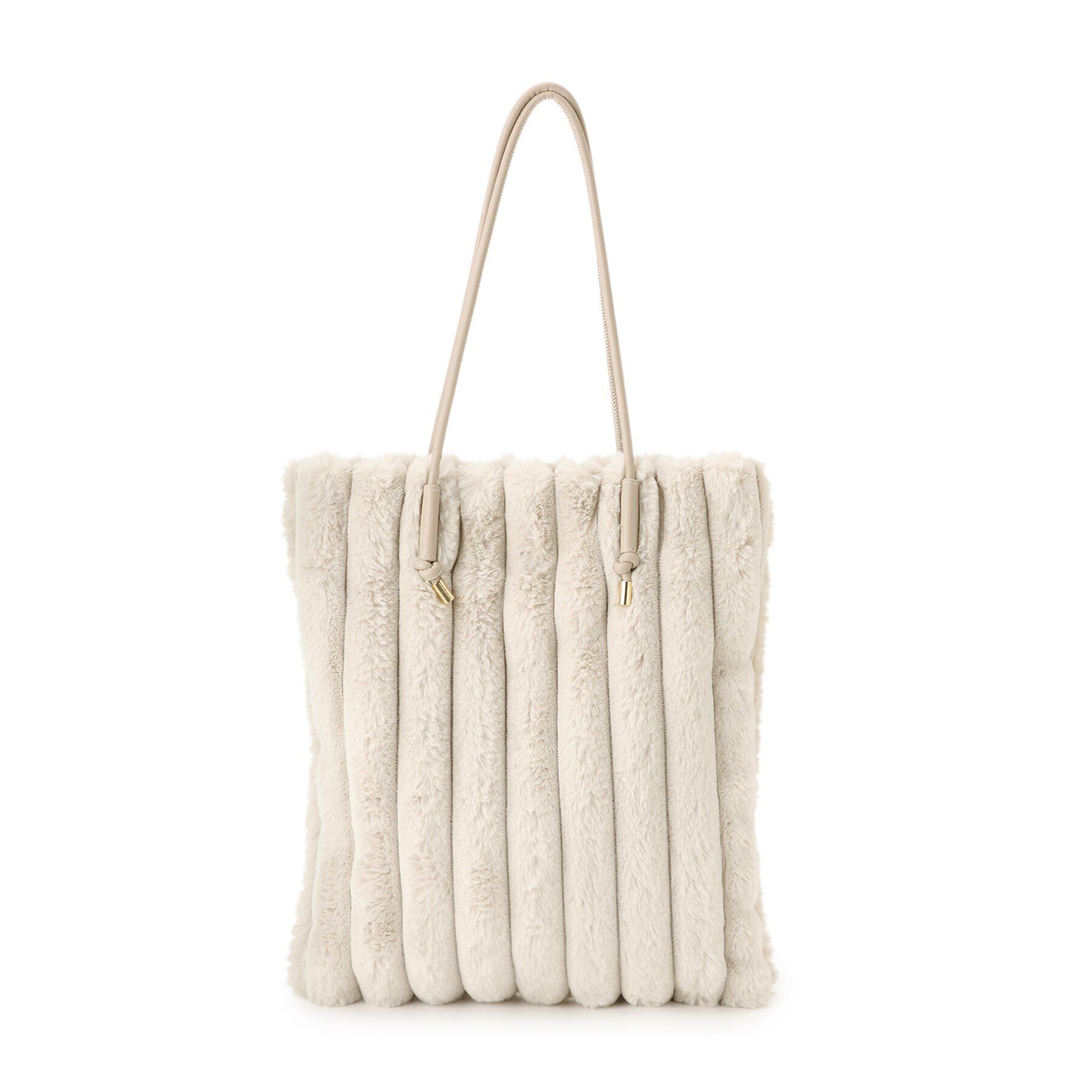 grove「【A4】ノットハンドルストライプエコファートート」|トートバッグ|