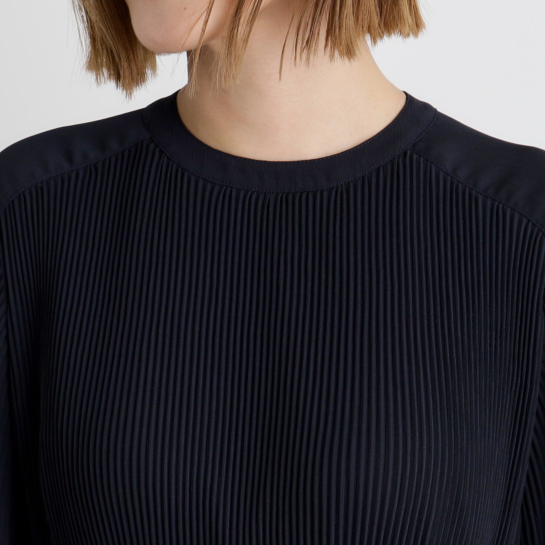 grove「プリーツナローフレアワンピース」|ワンピース|