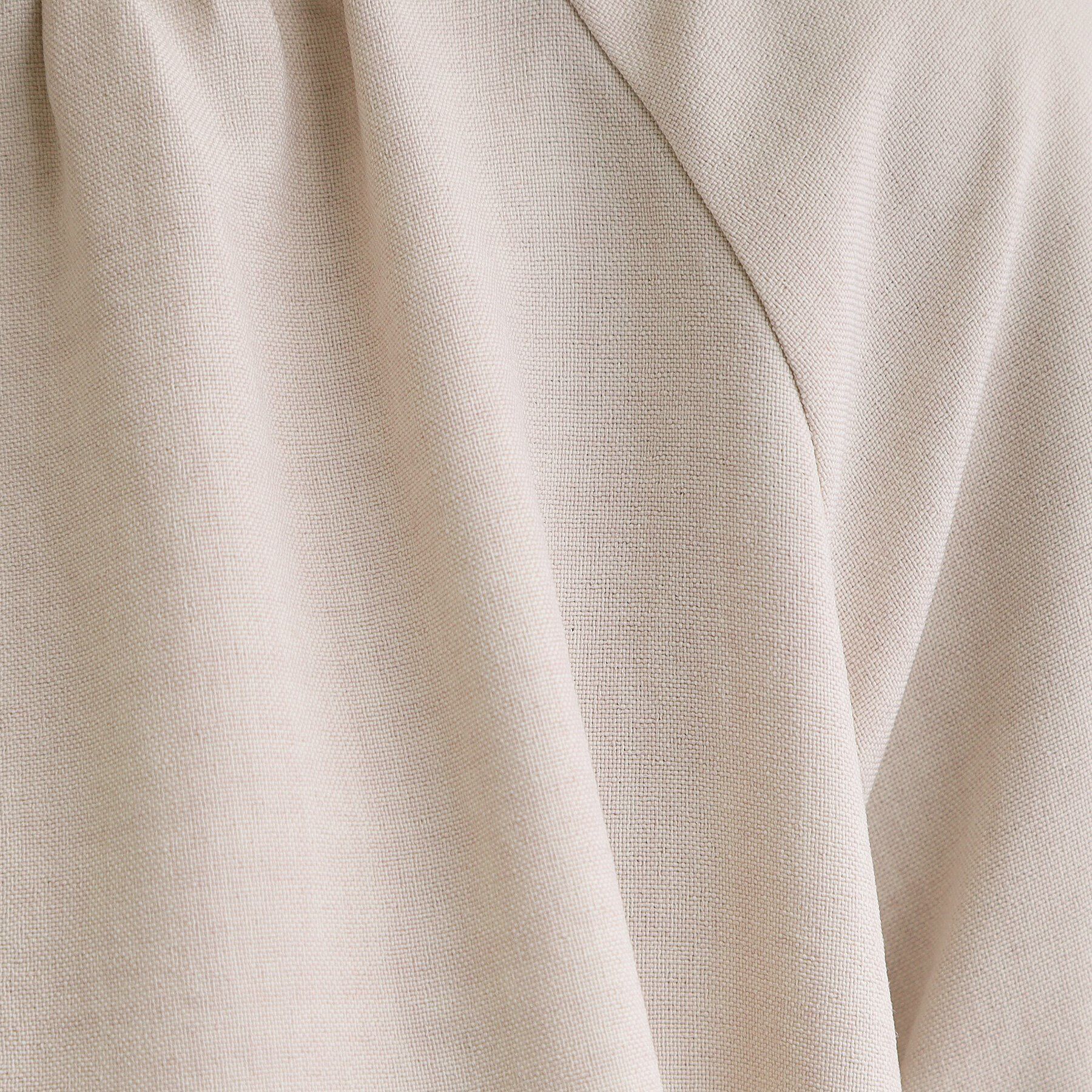 grove「軽やかに羽織る　リネンライクノーカラーブルゾン」|ブルゾン・スタジャン|