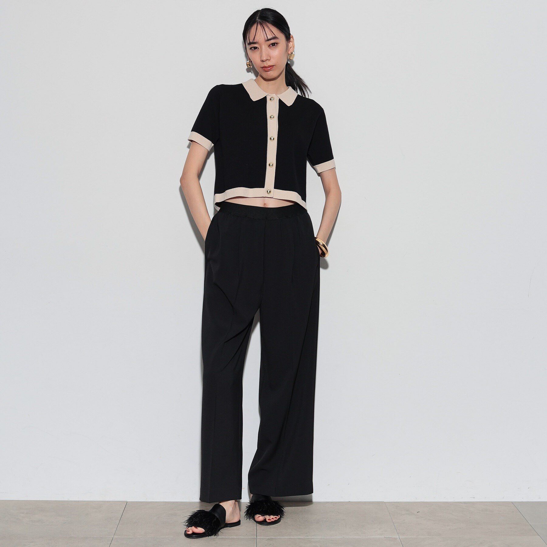 GALLEST「イージーストレートワイドパンツ」|その他|