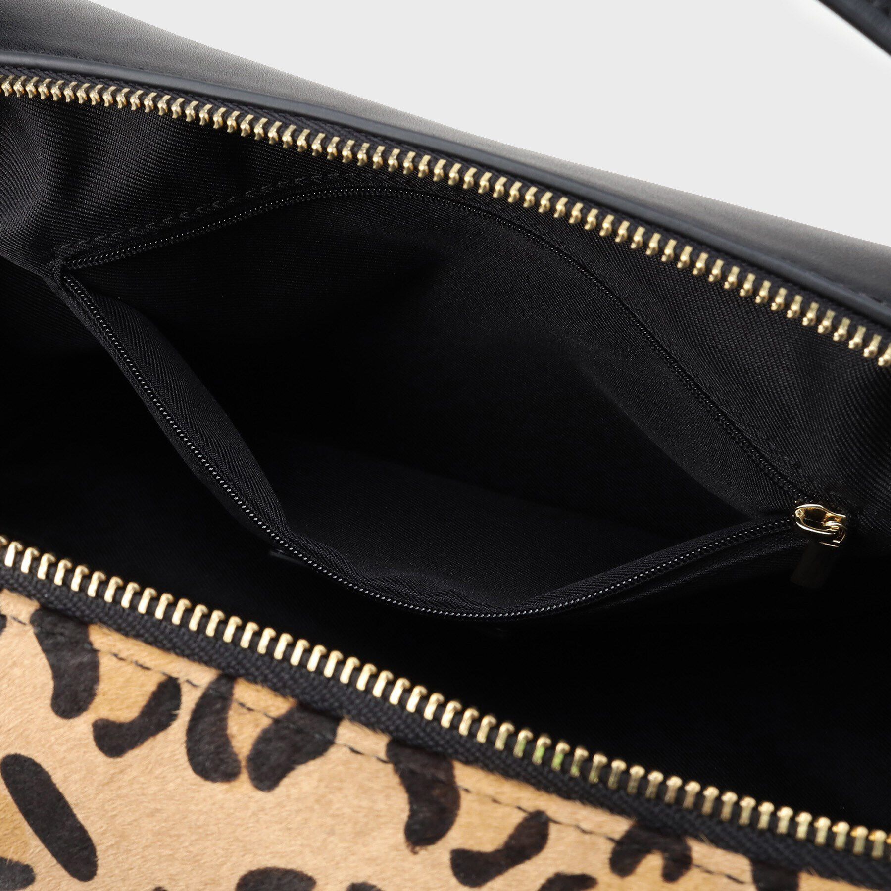 INDIVI「【2WAY】本革ミックス ブロックボストンミドルバッグ」|ボストンバッグ|