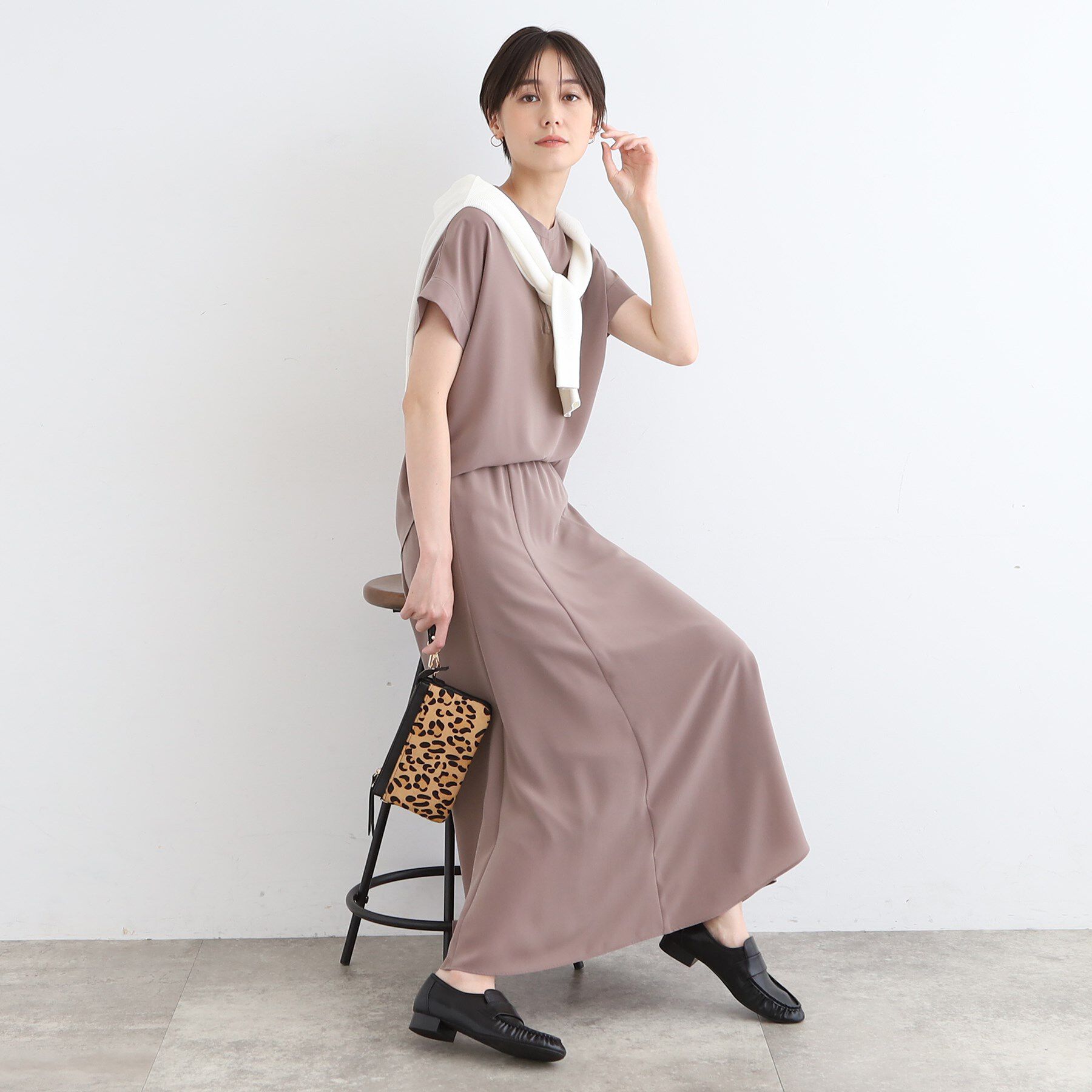 INDIVI「【洗える／SETUP可能】ドレーピースキッパーブラウス」|シャツ・ブラウス|