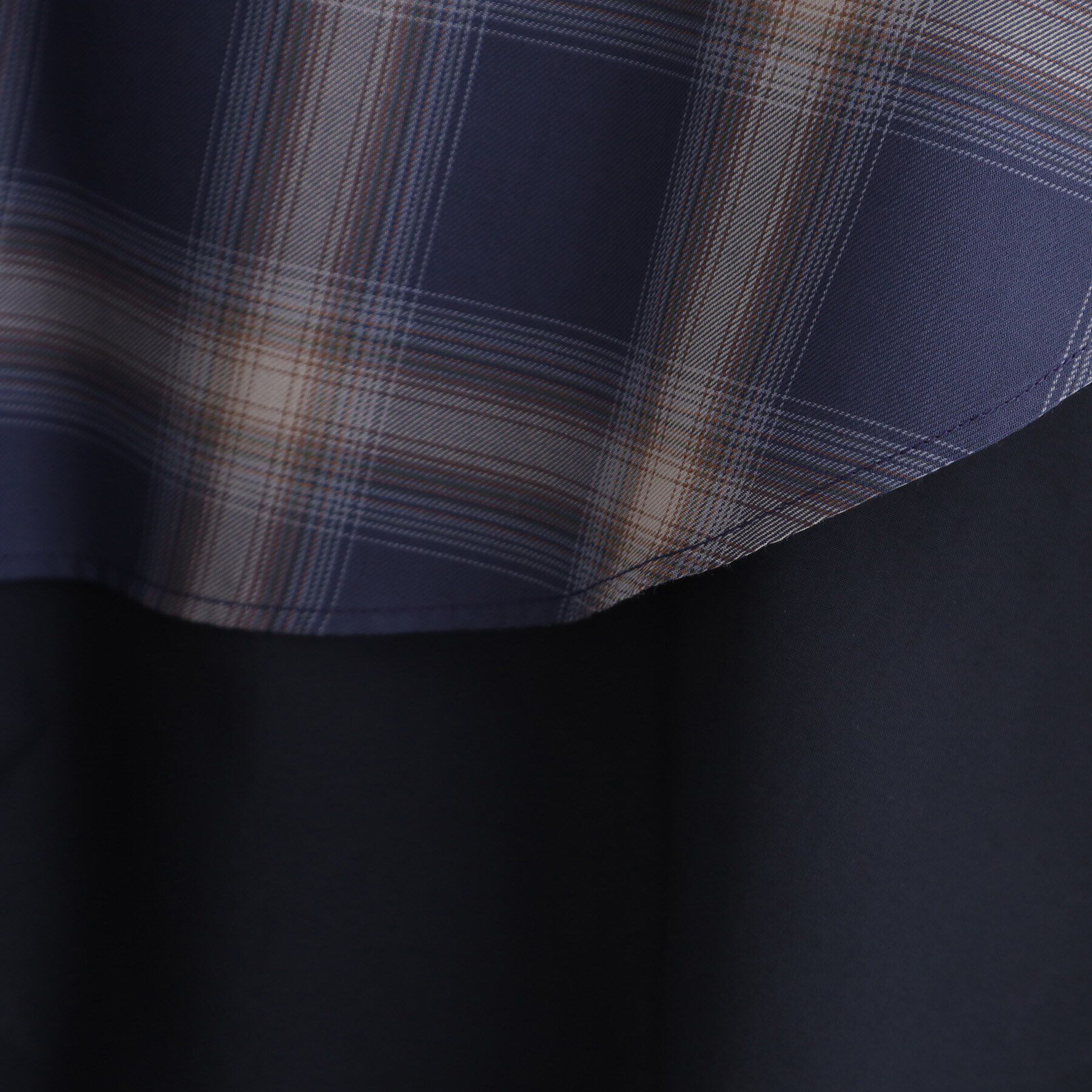 INDIVI「【洗える/チェック柄/UVケア/吸水速乾】レイヤードデザインブラウス」|シャツ・ブラウス|