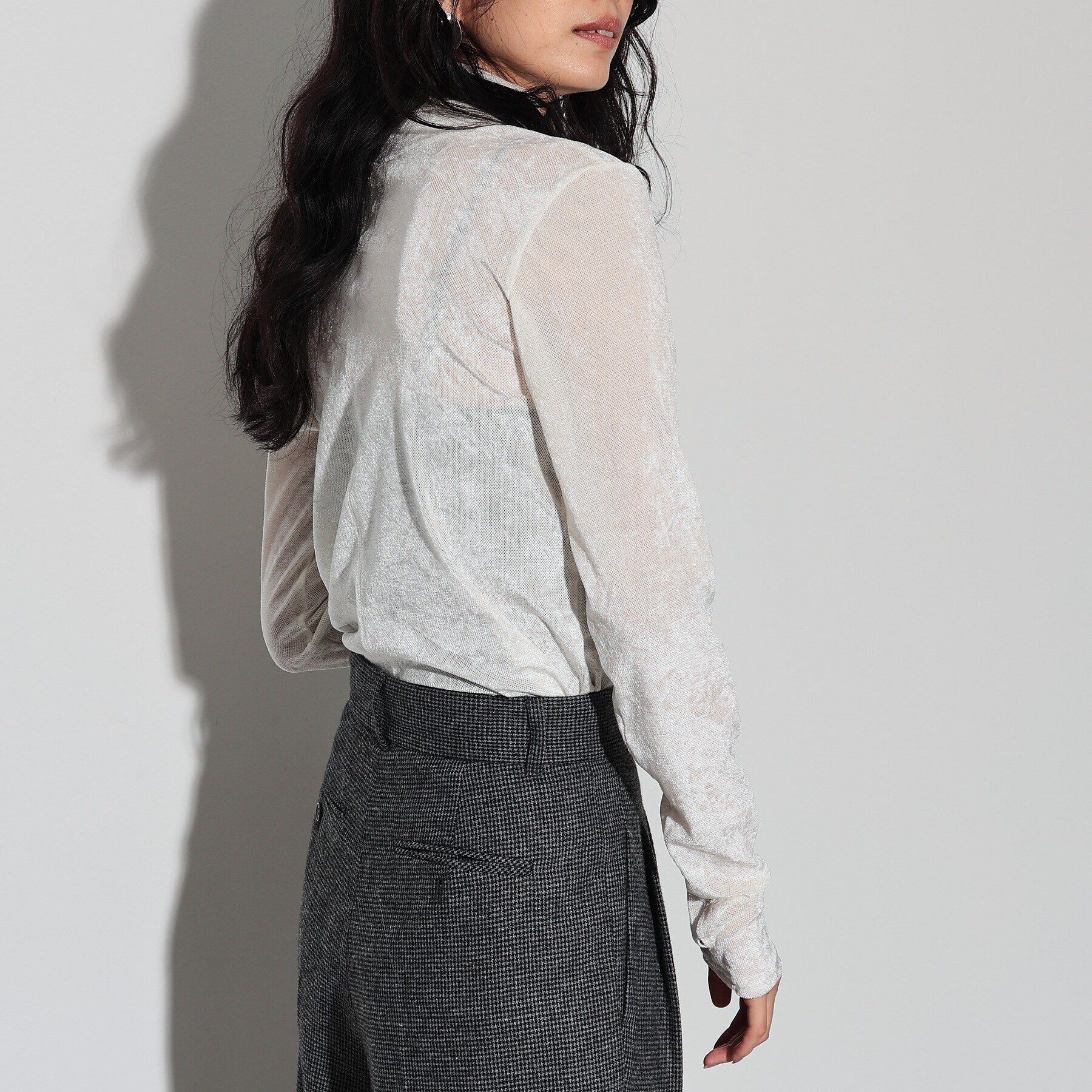 GALLEST「フロッキーチュールシアートップス」|Tシャツ・カットソー|