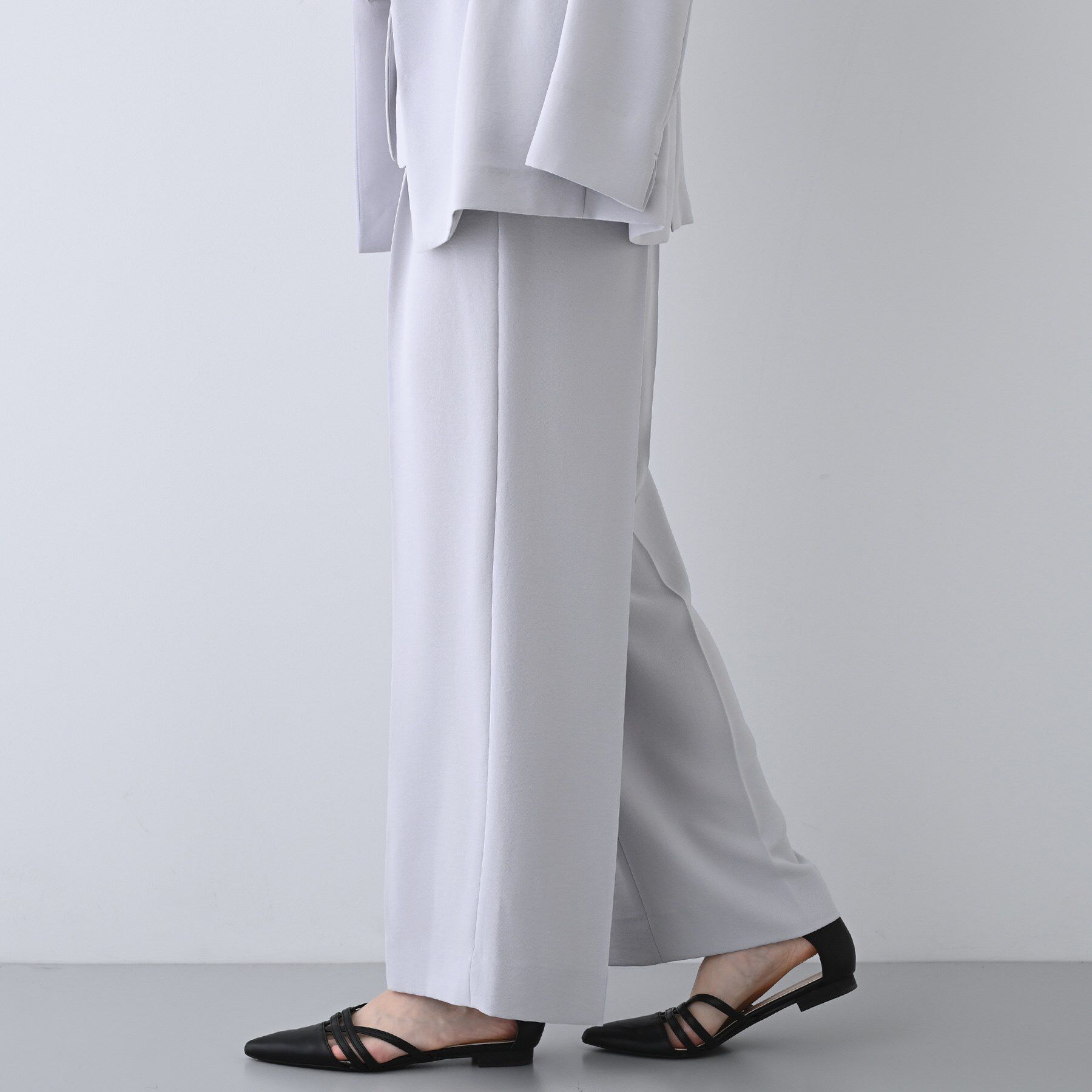 INDIVI「【着る日傘/遮熱/UVケア】ワイドパンツ」|スーツ|
