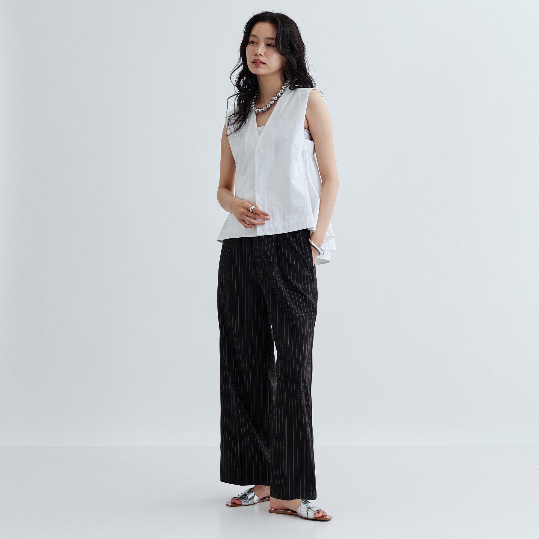 GALLEST「【セットアップ対応】イージーストレートワイドパンツ【カセット服／オケージョン／通勤】」|その他|