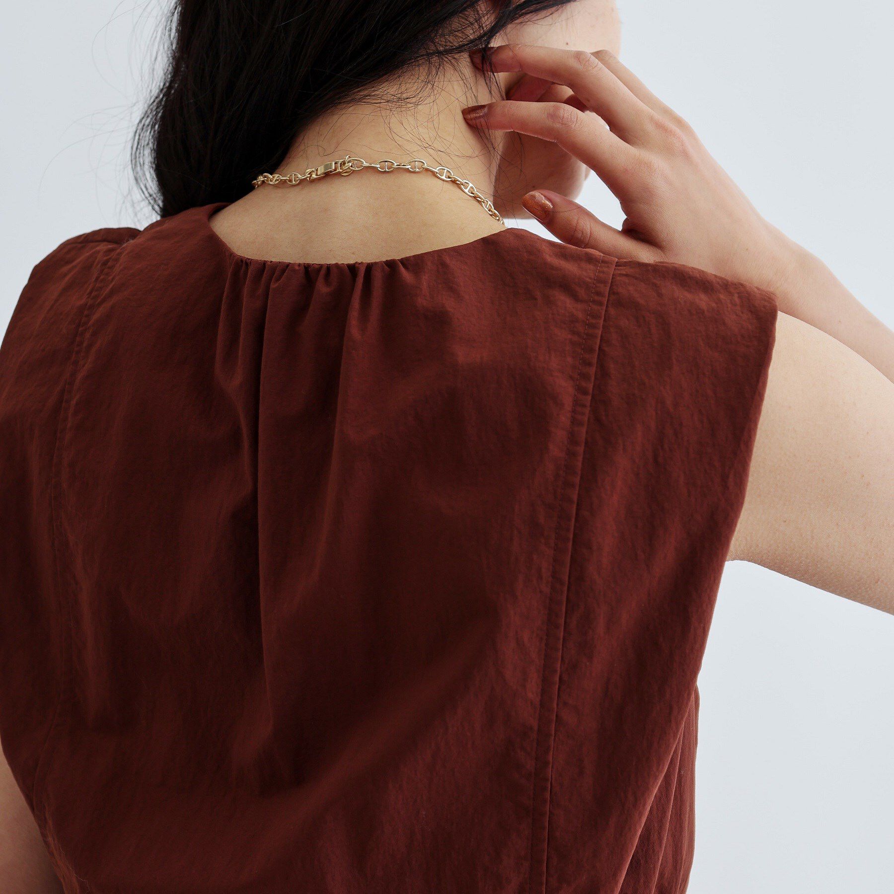 GALLEST「Vネックオーバーオール」|オールインワン|