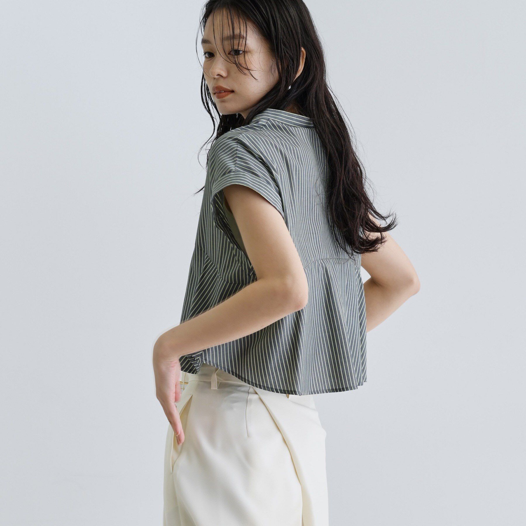 GALLEST「2WAYペプラムシャツ」|シャツ・ブラウス|