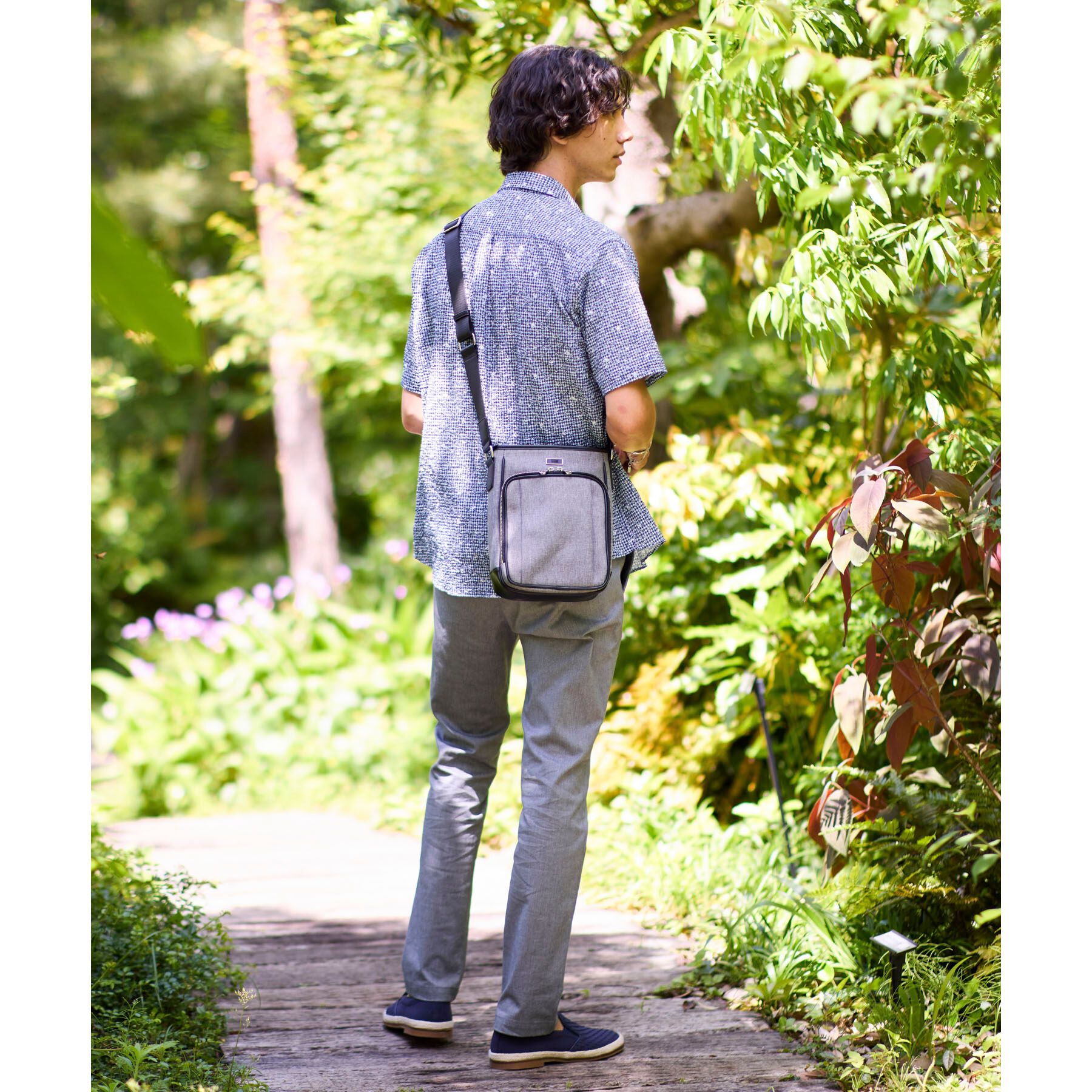 TAKEO KIKUCHI「【無地・チェック・ボタニカル柄】リップル シャツ」|シャツ・ブラウス|