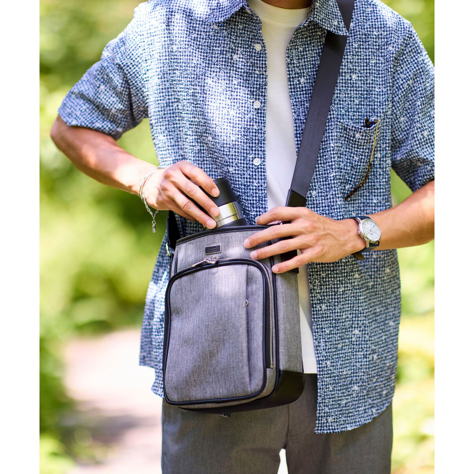 TAKEO KIKUCHI「【無地・チェック・ボタニカル柄】リップル シャツ」|シャツ・ブラウス|