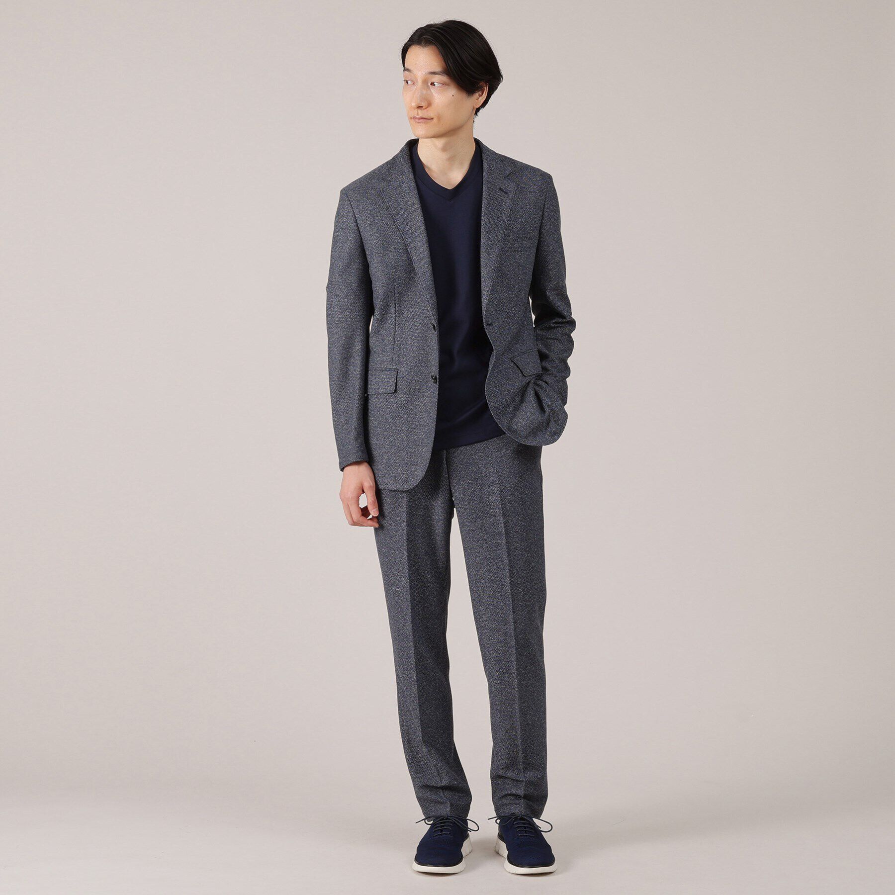 TAKEO KIKUCHI「【抗菌防臭】尾州 リネンブレンド ハニカムメッシュ パンツ」|その他|