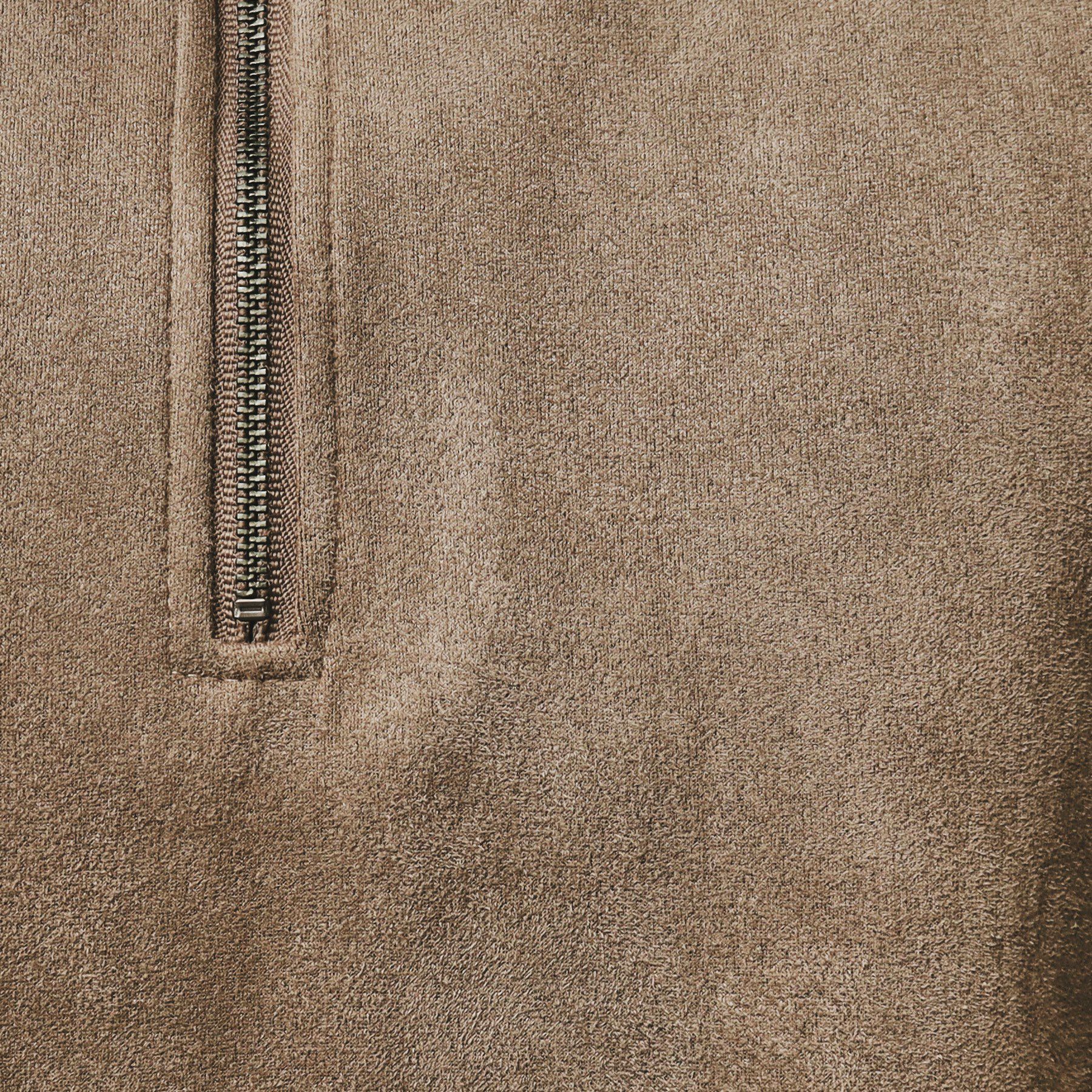 tk.TAKEO KIKUCHI「スエード調プチドルマンハーフジップカットソー」|Tシャツ・カットソー|