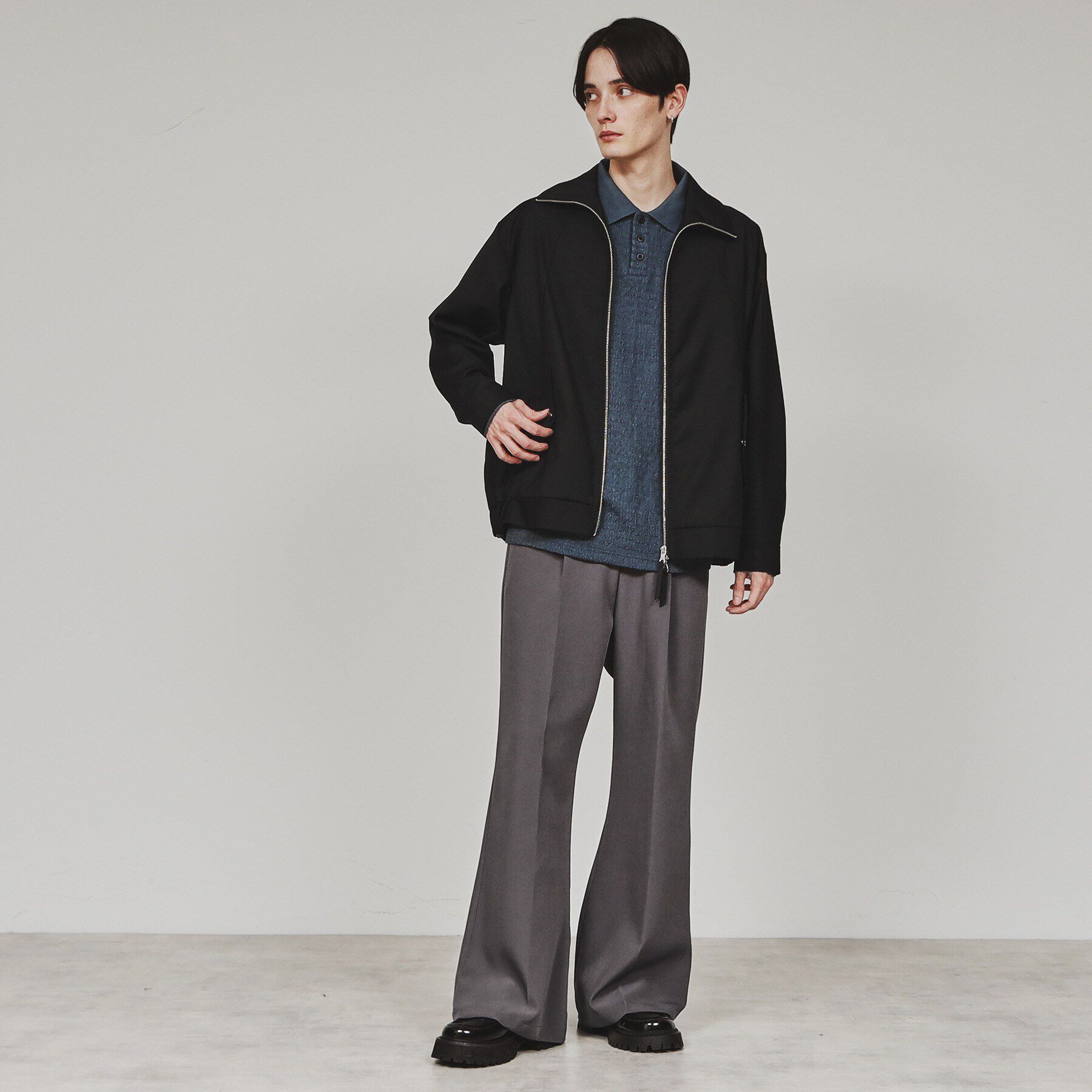 tk.TAKEO KIKUCHI「梳毛調TRスタンドブルゾン」|ブルゾン・スタジャン|