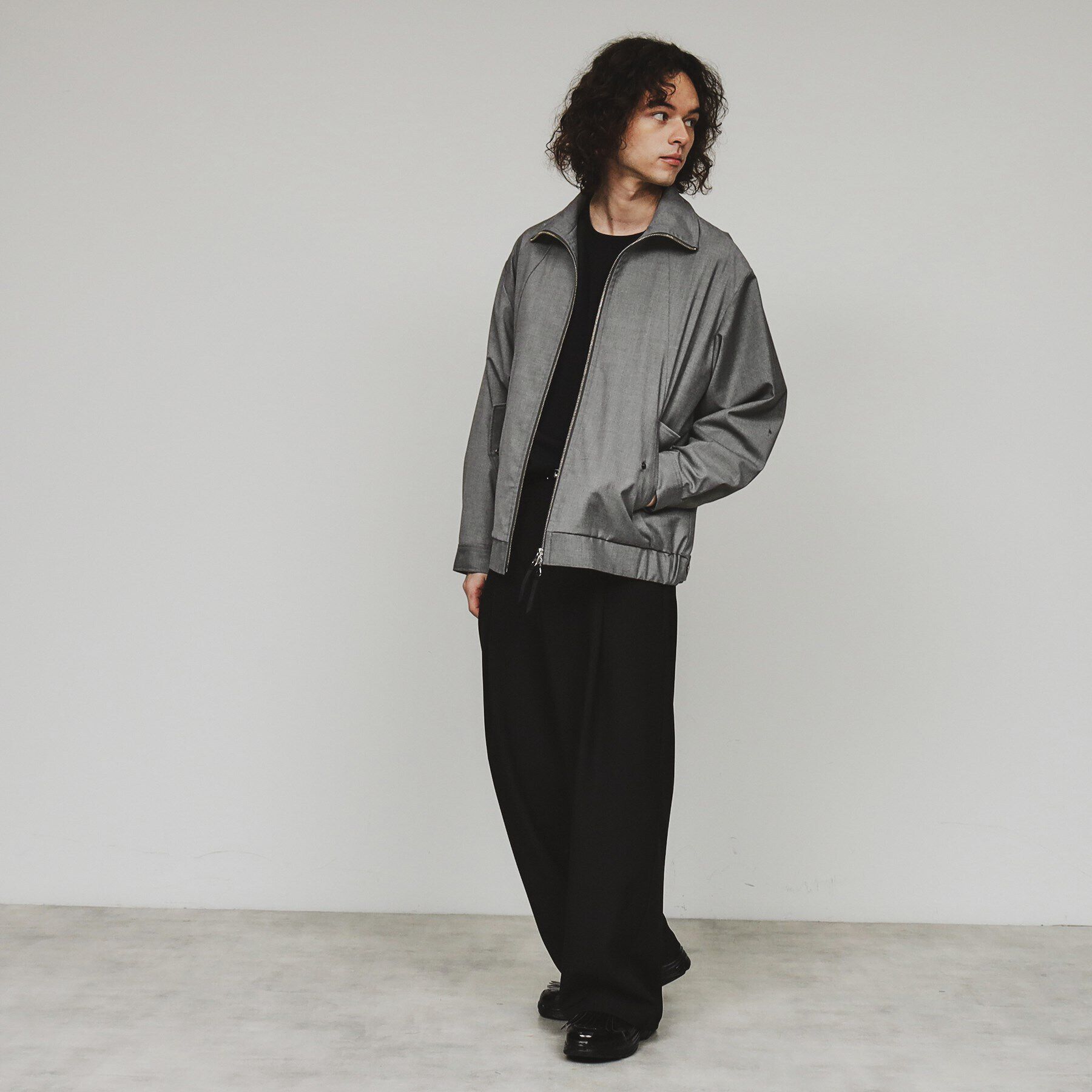 tk.TAKEO KIKUCHI「梳毛調TRスタンドブルゾン」|ブルゾン・スタジャン|