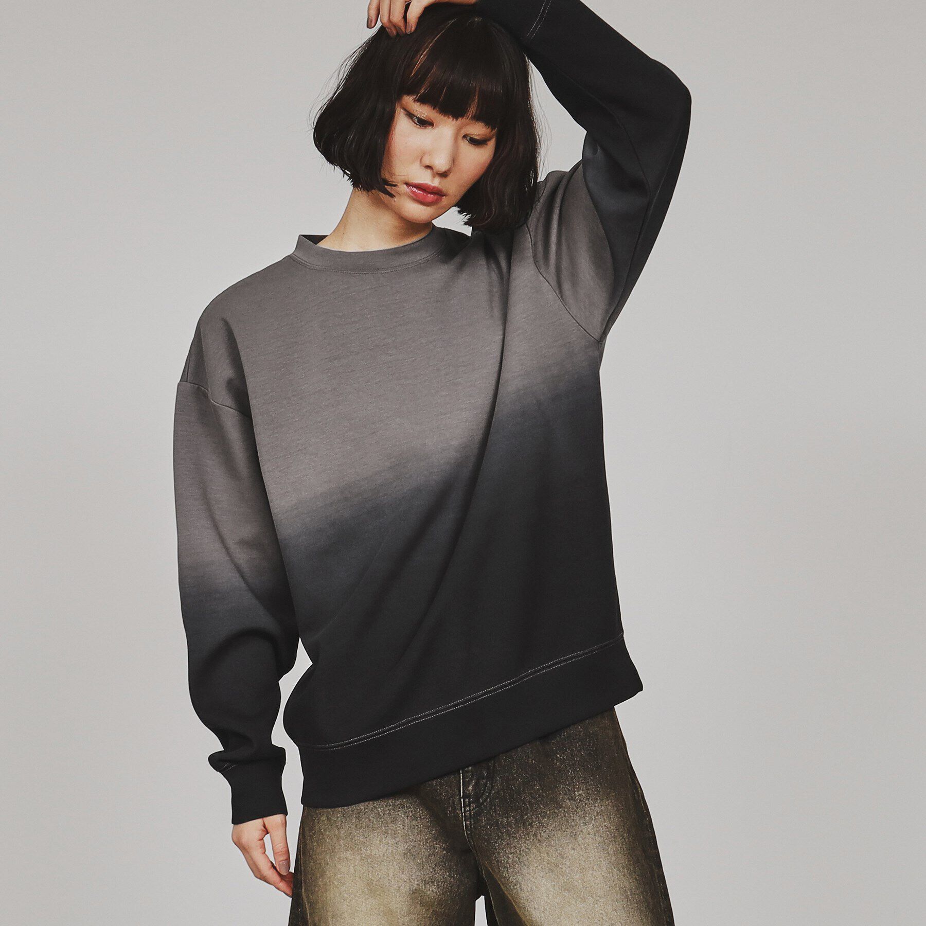 tk.TAKEO KIKUCHI「グラデーションプルオーバー」|Tシャツ・カットソー|