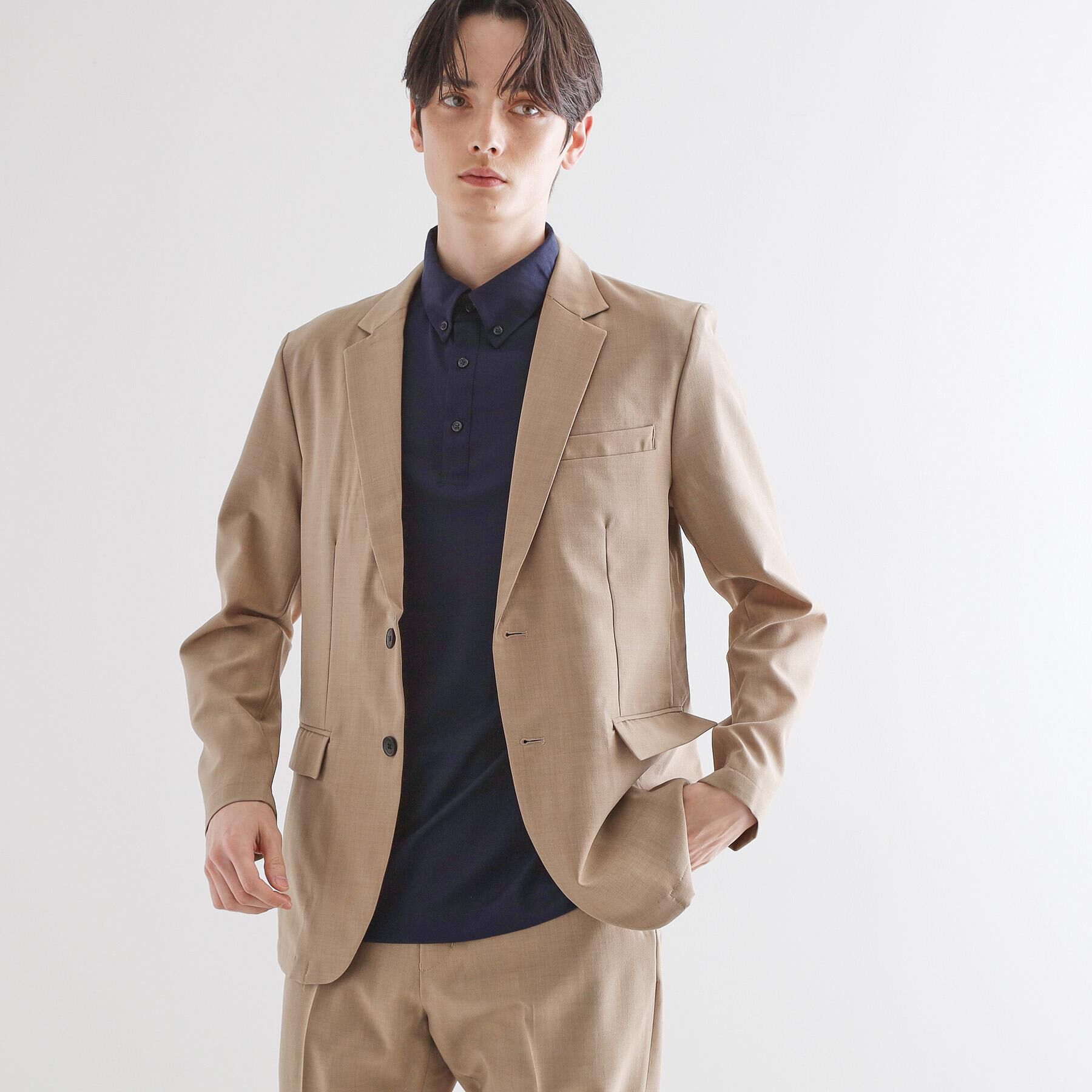 tk.TAKEO KIKUCHI「【WEB限定 マシンウォッシャブル】機能性エアリードライセットアップ/シングルジャケット&テーパード」|スーツ|