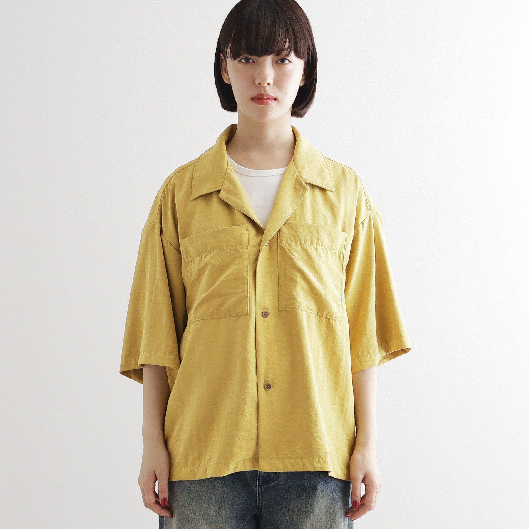 tk.TAKEO KIKUCHI「ヴィンテージライククロップドシャツ」|シャツ・ブラウス|