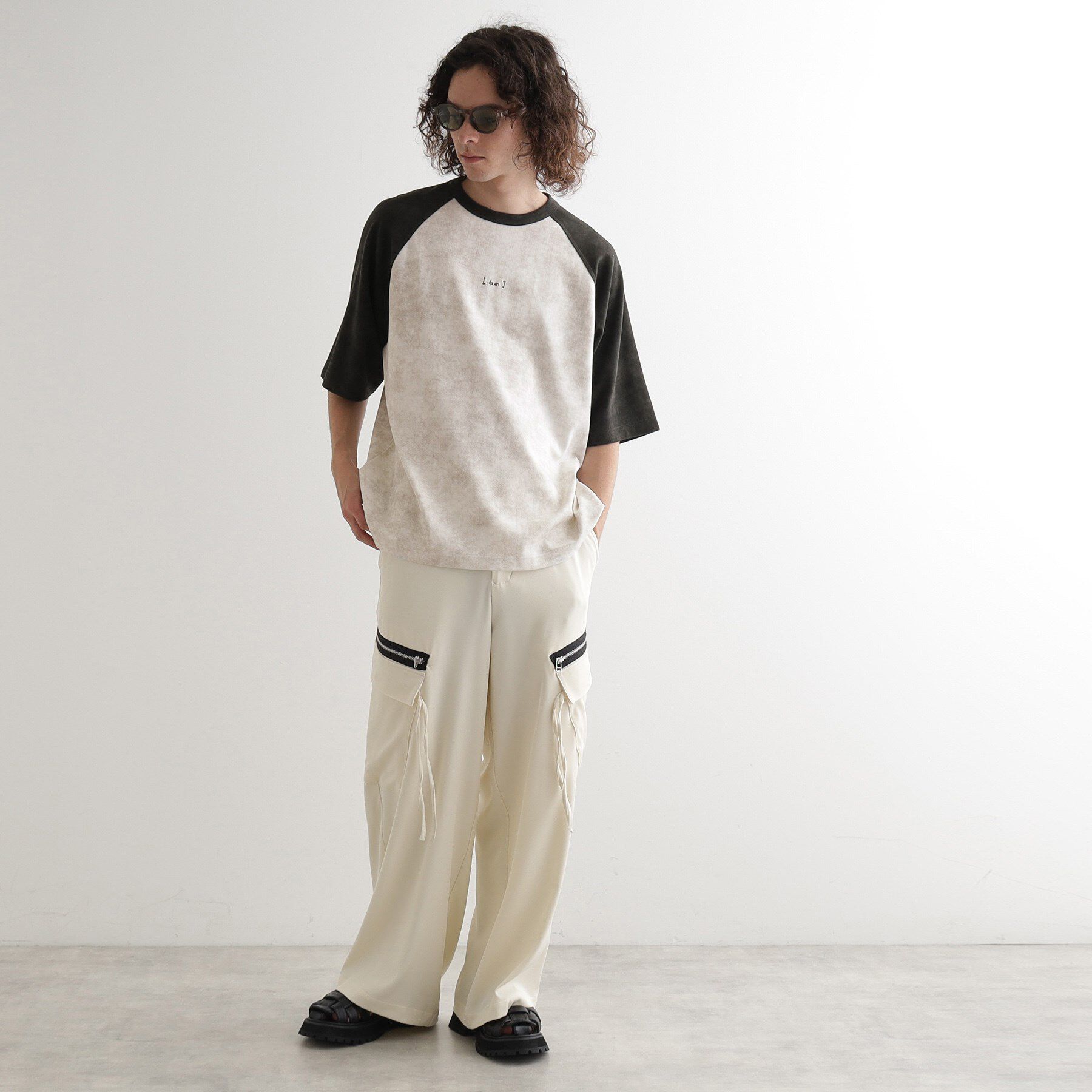 tk.TAKEO KIKUCHI「ヴィンテージライクラグランTシャツ」|Tシャツ・カットソー|