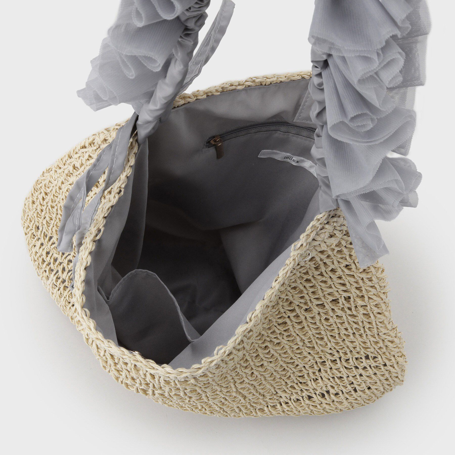 index「雑材ワンショルダーフリルA4トート」|トートバッグ|