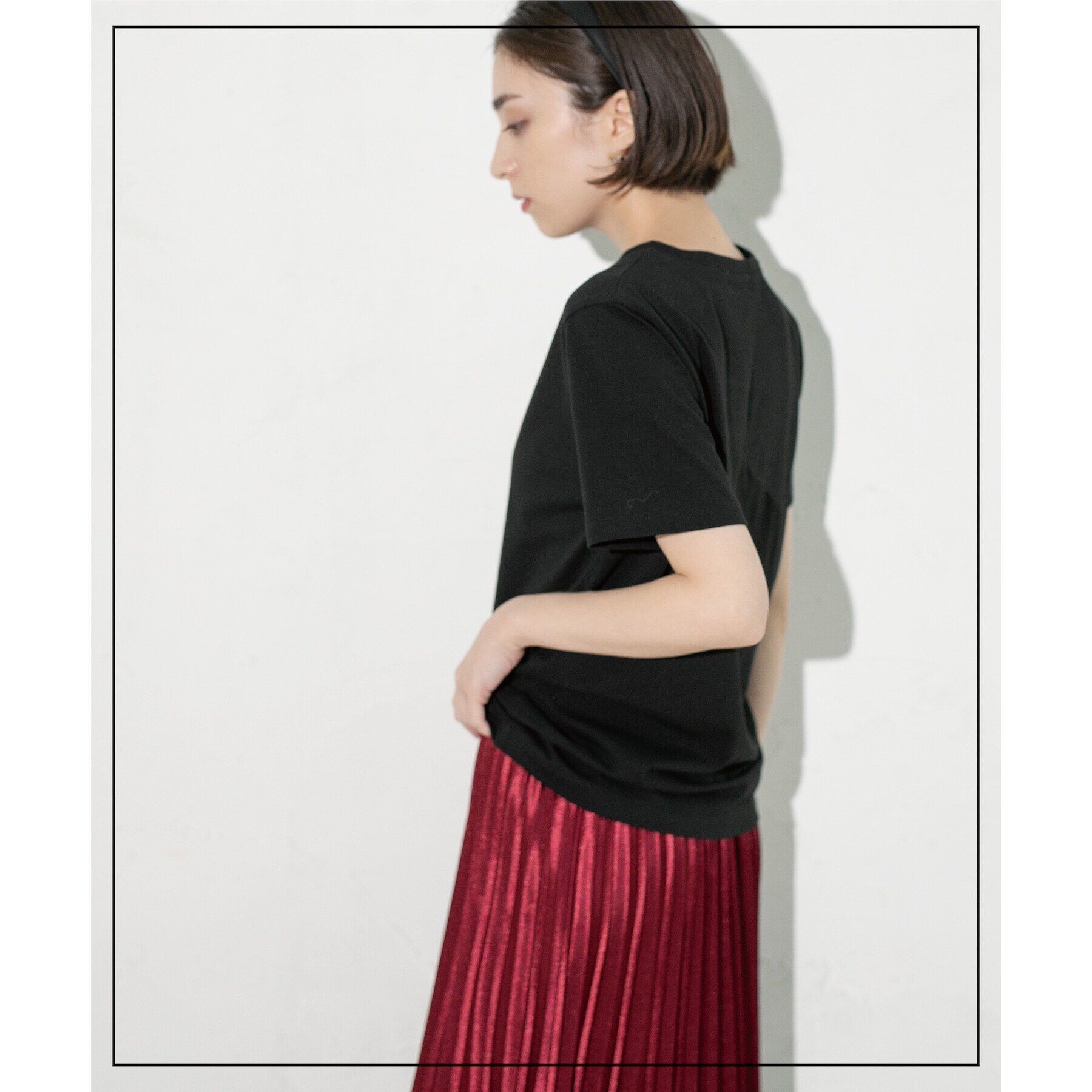 OPAQUE.CLIP「ベーシックTシャツ【接触冷感／UVケア／汗染み防止】」|Tシャツ・カットソー|