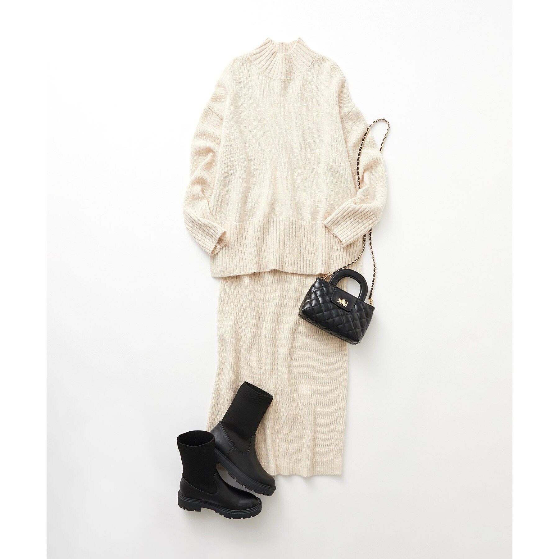 OPAQUE.CLIP「【抗菌防臭加工】厚底サイドゴアブーツ」|ショートブーツ|