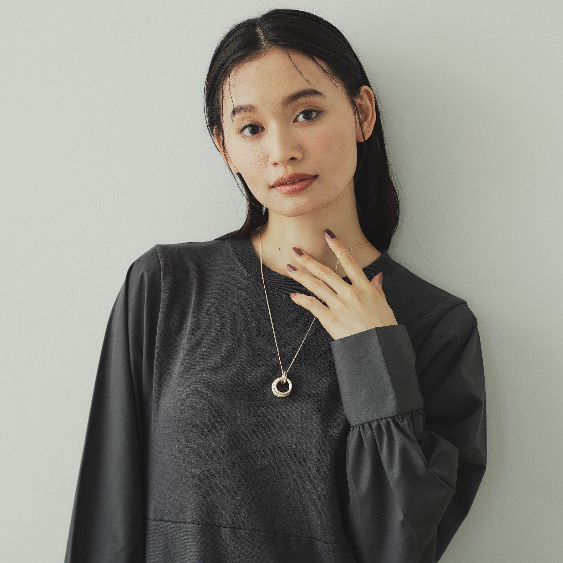 OPAQUE.CLIP「エポリングネックレス」|ネックレス|