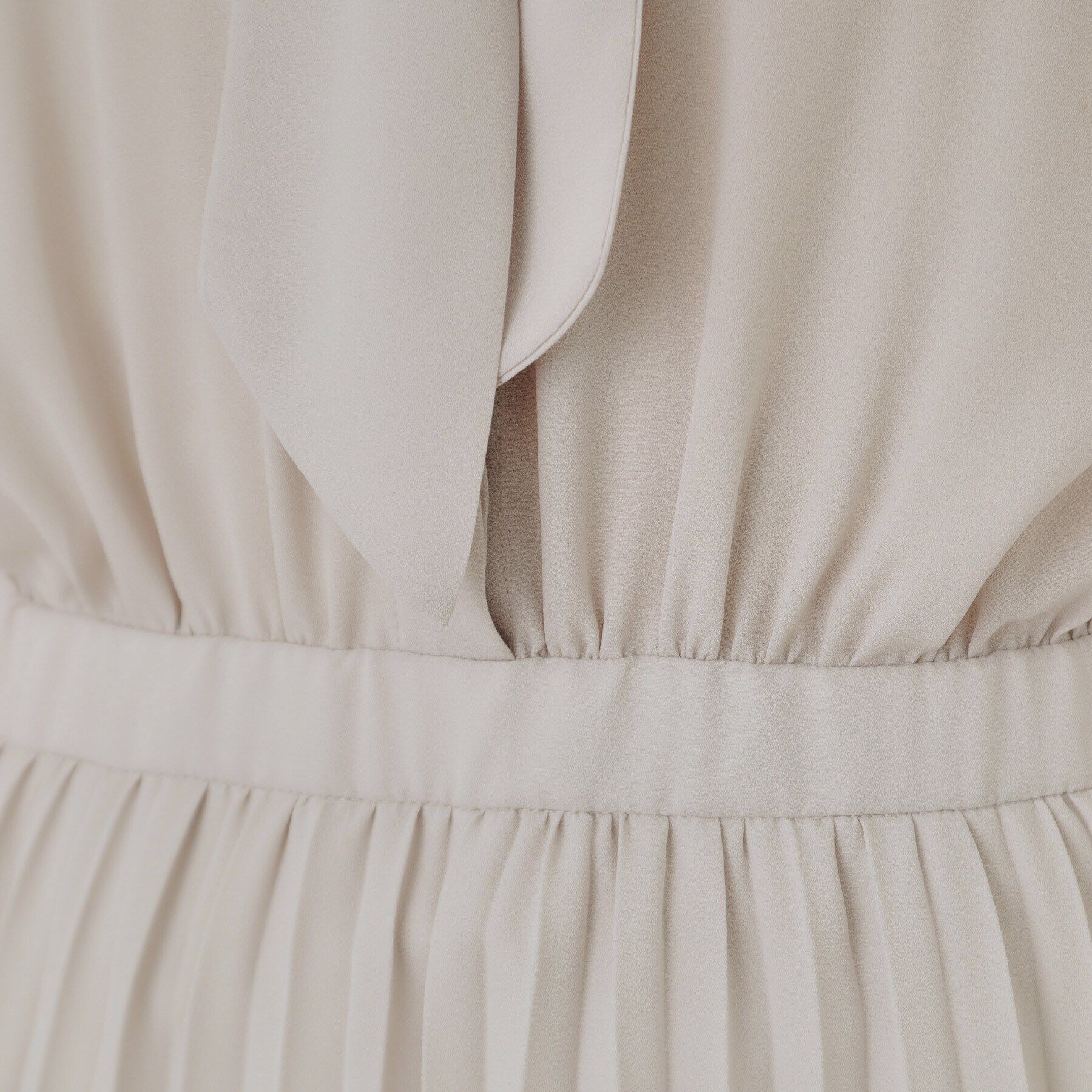 OPAQUE.CLIP「《通勤・セレモニー対応》ジョーゼットプリーツワンピース【洗える】」|ワンピース|