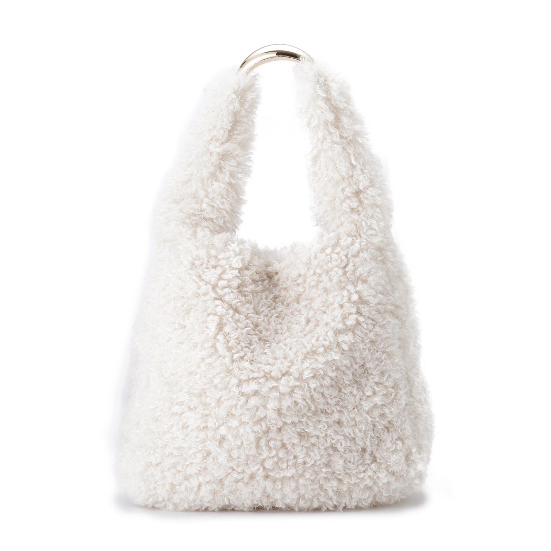 OPAQUE.CLIP「【A4サイズ対応】ラム風フェイクファーワンショルダーバッグ」|ショルダー・メッセンジャー|