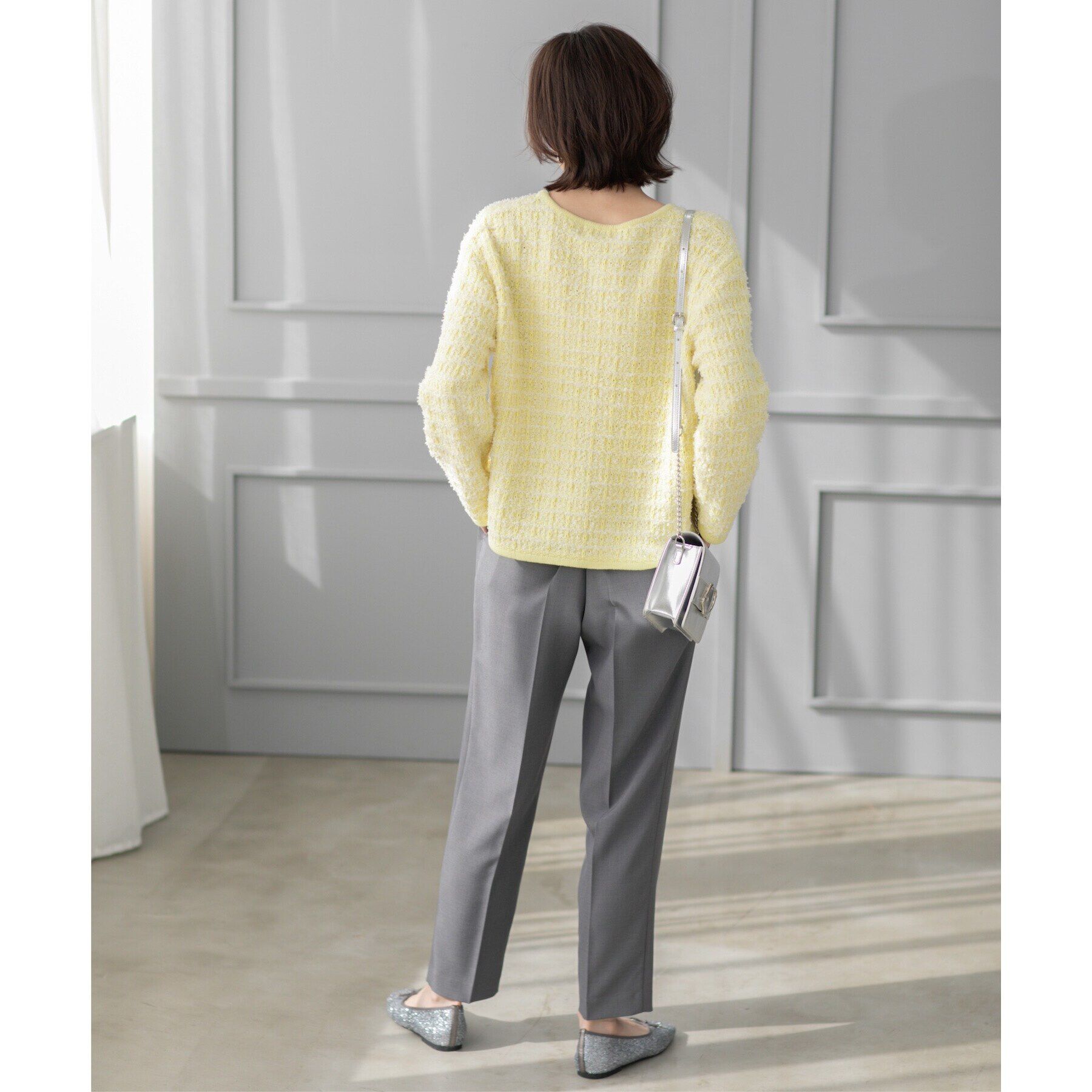 OPAQUE.CLIP「《SS-LLsize》美脚ストレッチイージーテーパードパンツ【洗濯機洗い可/防シワ】」|その他|