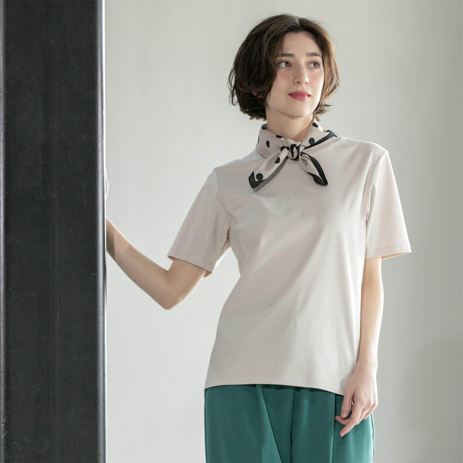 OPAQUE.CLIP「《5色展開/SS-LLサイズ》ベーシックTシャツ【UV/接触冷感/洗濯機洗い可】」|Tシャツ・カットソー|