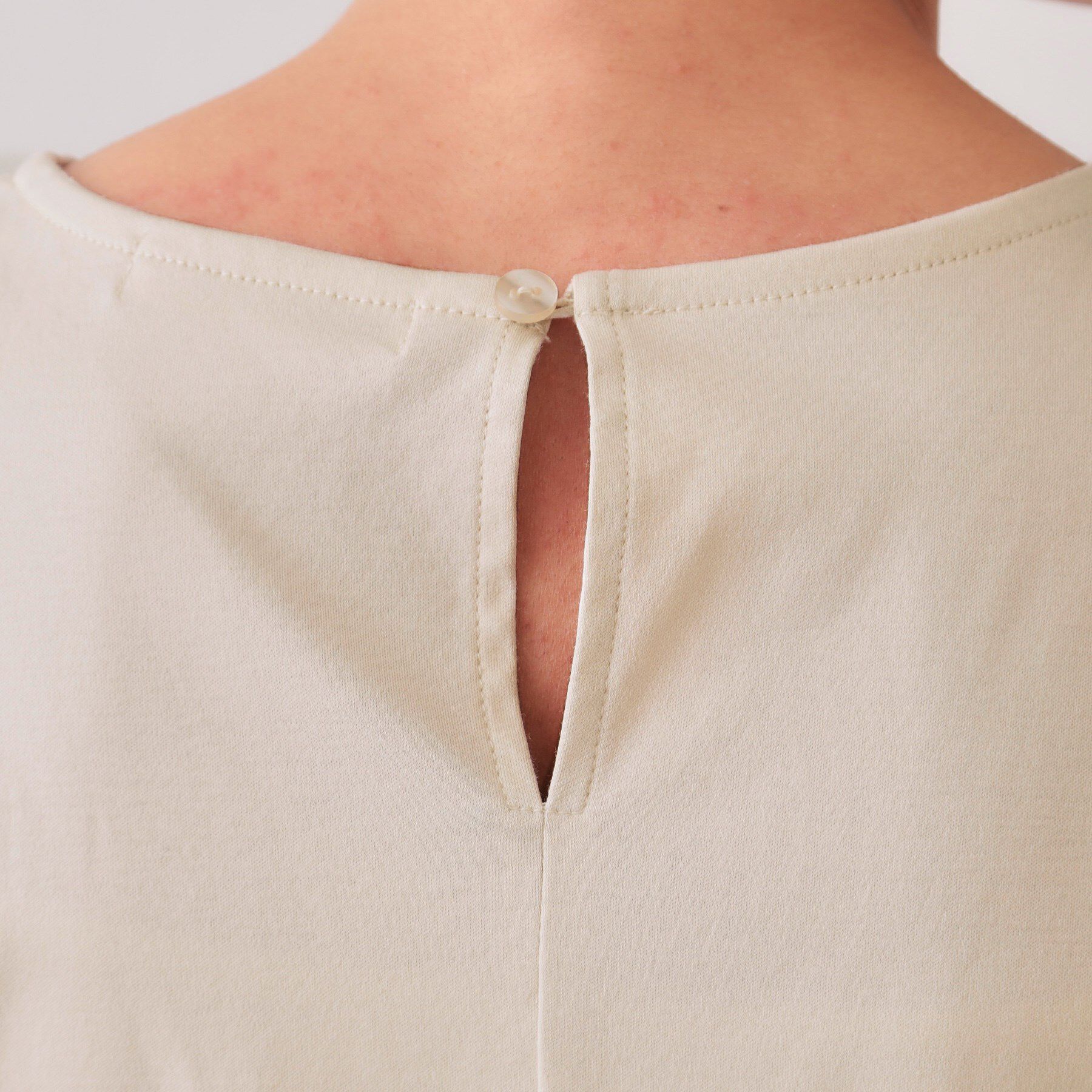 OPAQUE.CLIP「ふくれドッキングスリーブトップス【洗濯機洗い可】」|Tシャツ・カットソー|