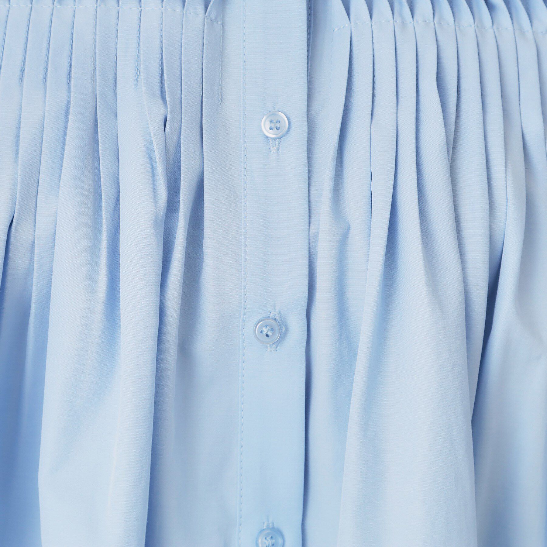 OPAQUE.CLIP「ピンタックフレアシャツ【洗濯機洗い可】」|シャツ・ブラウス|